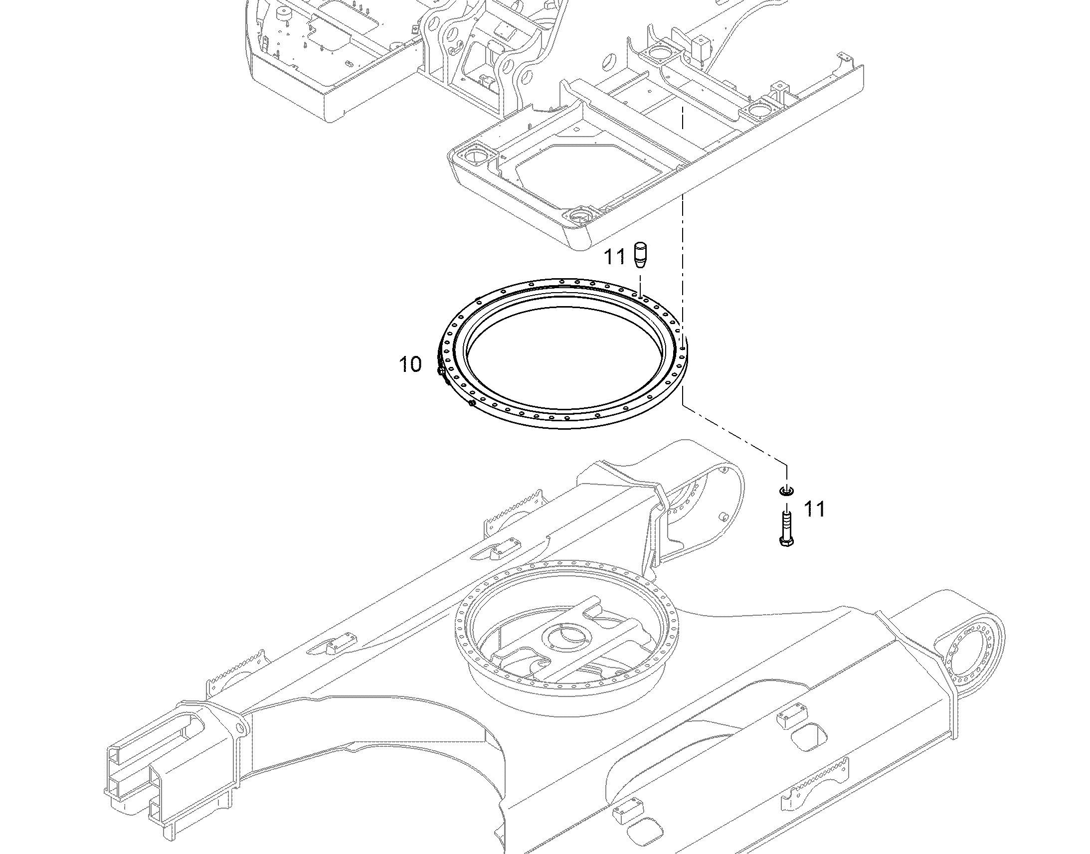 ШАРИКОВЫЙ ШАРНИР В СБОРЕ 10839709 LIEBHERR
