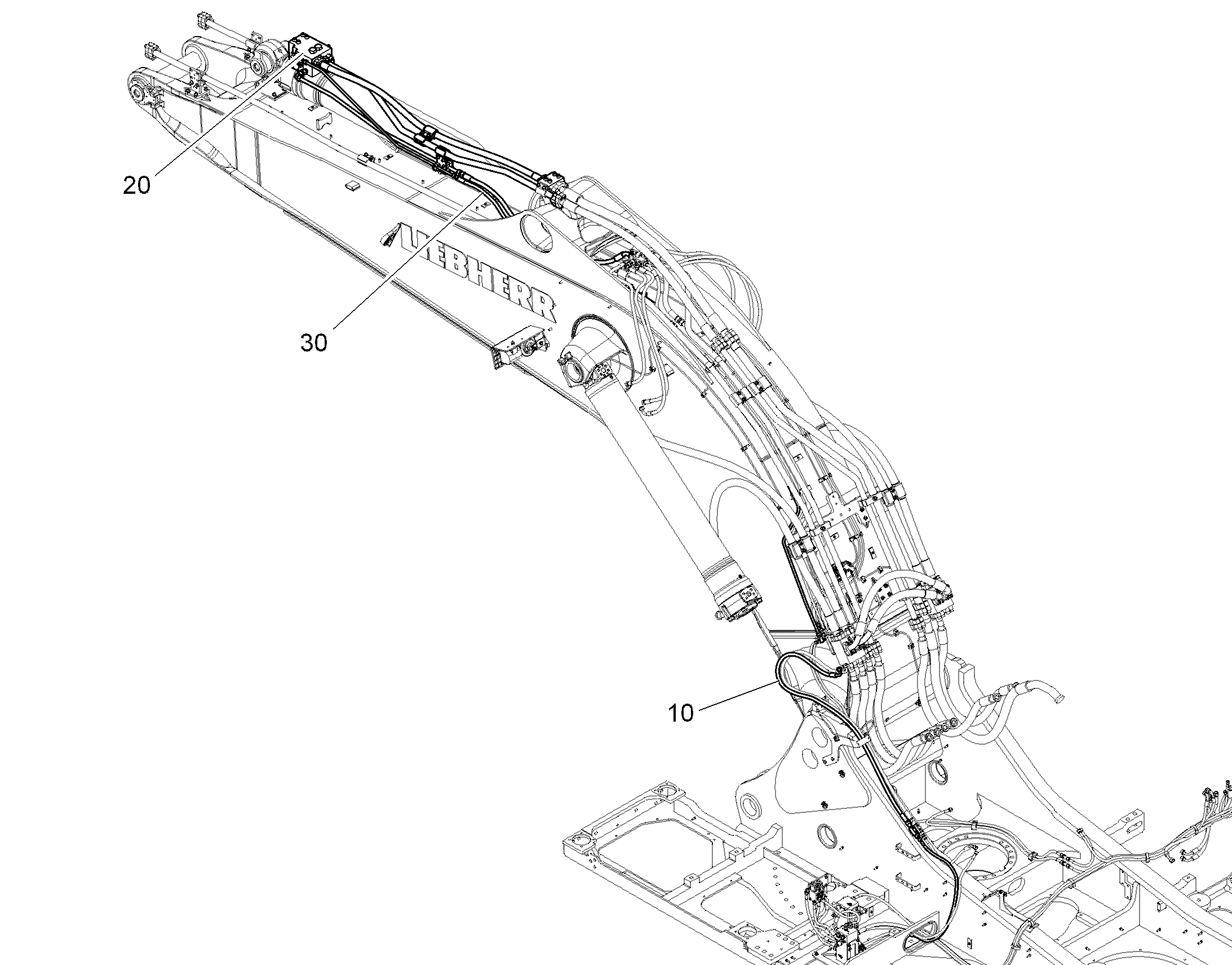 ЗАЩ.ТРУБЫ ЦИЛ.РУК. 10852380 LIEBHERR