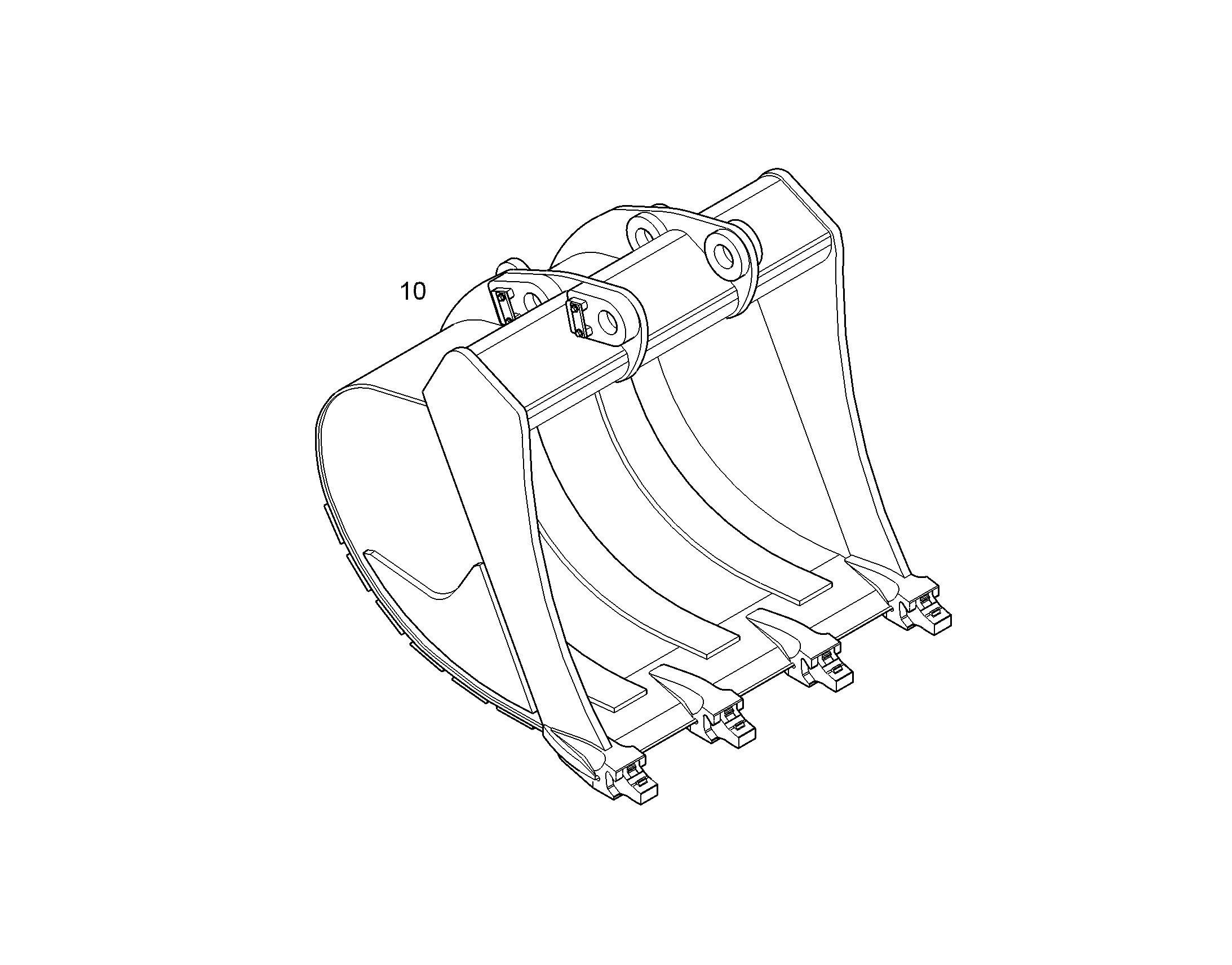 ЛОПАТА ОБРАТНАЯ HDL 10846754 LIEBHERR