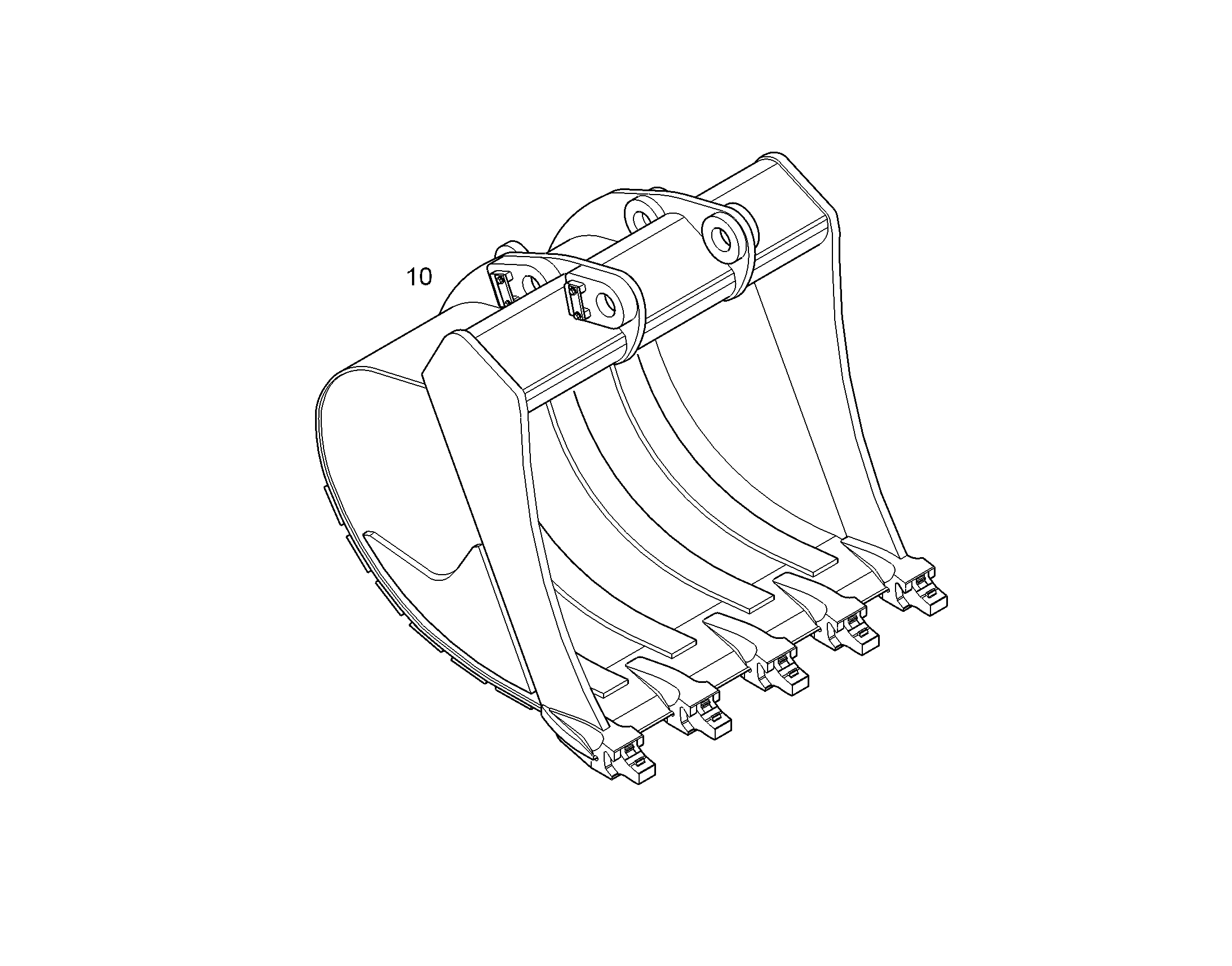 ЛОПАТА ОБРАТНАЯ HD 10850901 LIEBHERR