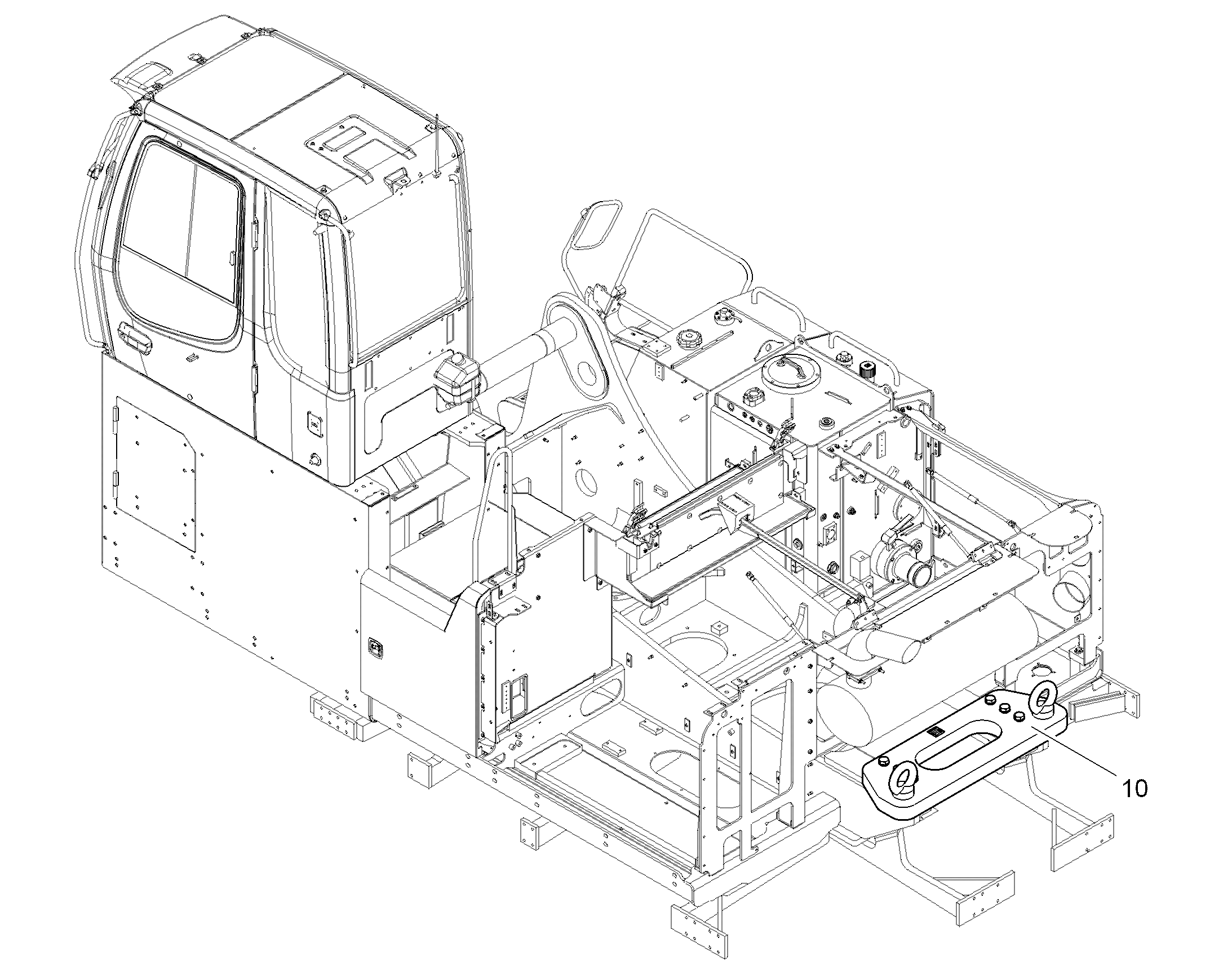 ПОДЪЕМН. УСТР-ВО ПОВ. ПЛАТФ. 10841050 LIEBHERR