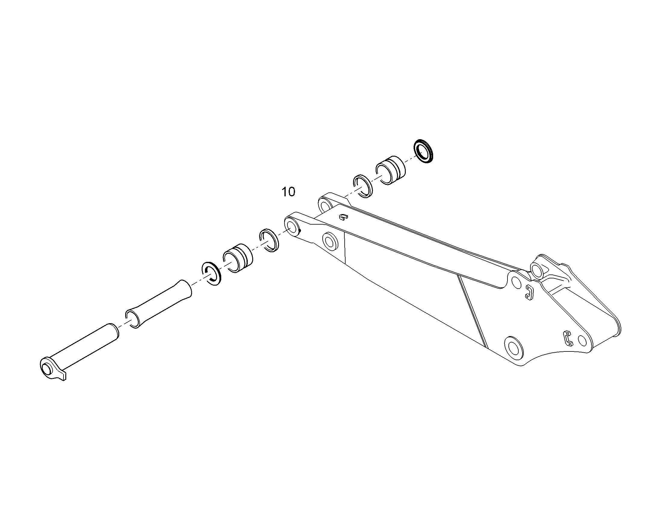 РЕКОНСТРУКЦИЯ - РУКОЯТЬ R944BLI 10840931 LIEBHERR