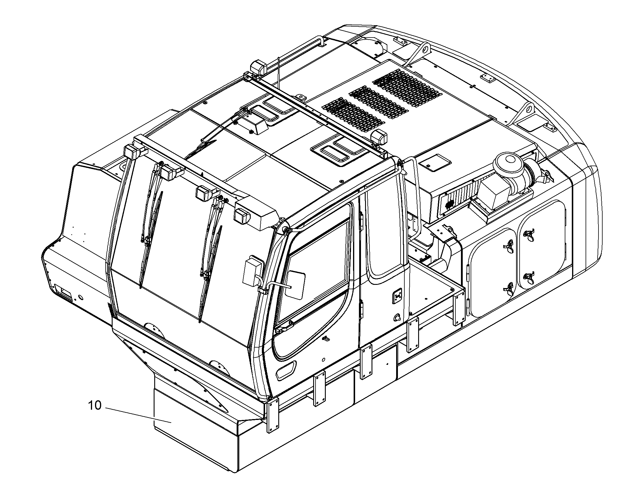 ВОЗВЫШЕНИЕ КАБИНЫ 1200MM 10842533 LIEBHERR
