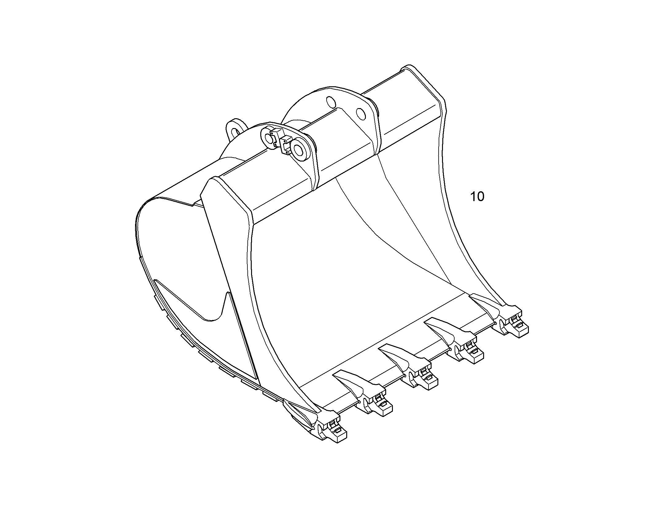 ЛОПАТА ОБРАТНАЯ HDL 10850309 LIEBHERR