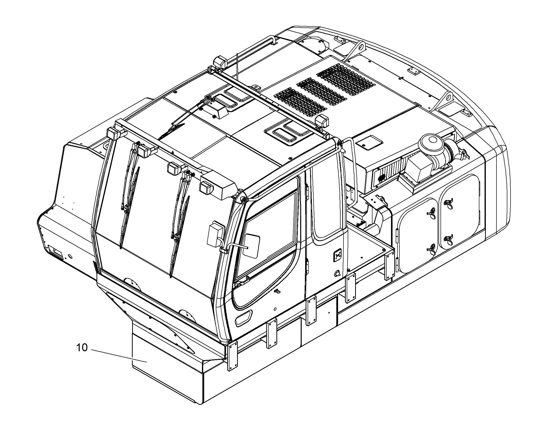 ВОЗВЫШЕНИЕ КАБИНЫ 1200MM 10840395 LIEBHERR