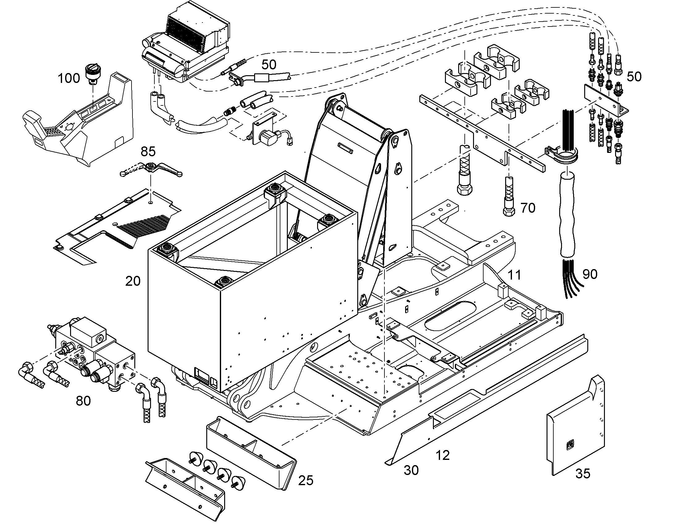 КОМПЛЕКТУЮЩИЕ  ДЕТАЛИ 10844173 LIEBHERR