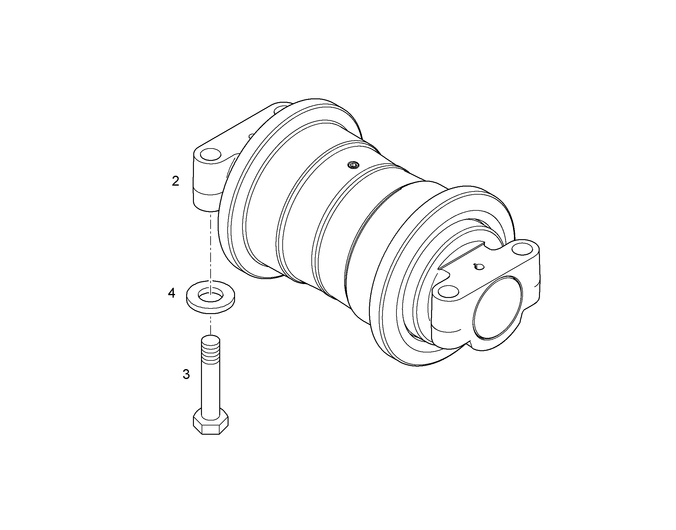 РОЛИК ХОДОВОЙ D7 11160477 LIEBHERR