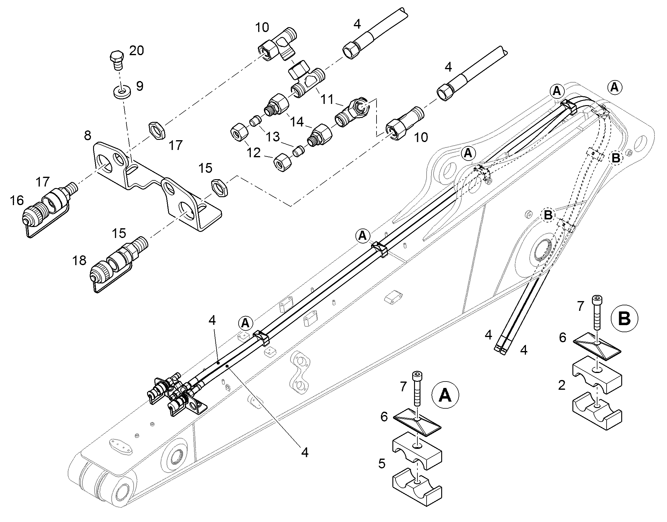 ШЛАНГ 12X3850 11644878 LIEBHERR