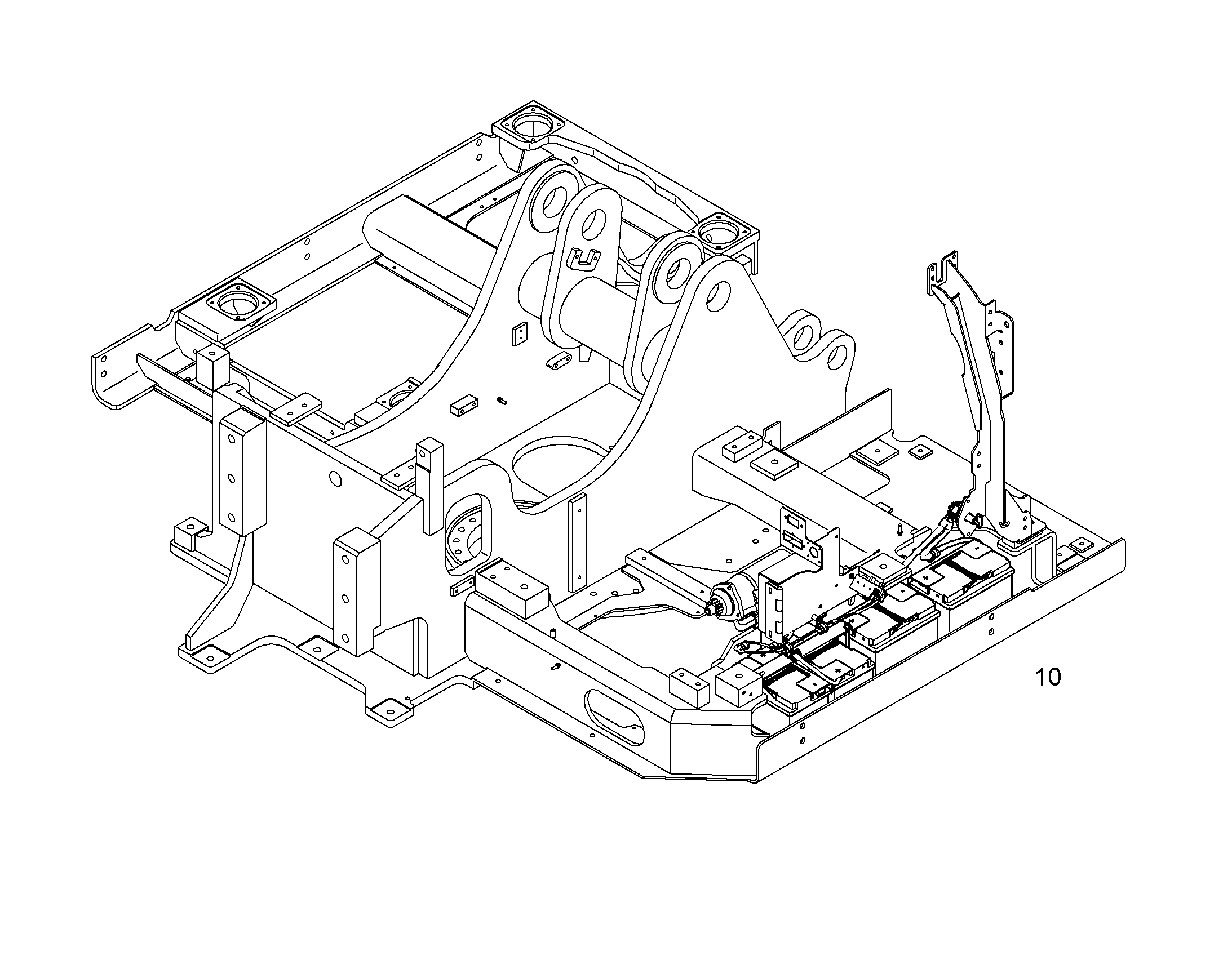 ПЕРЕОБ.ГНЕЗДА АККУМУЛ.БАТАРЕИ 10838799 LIEBHERR
