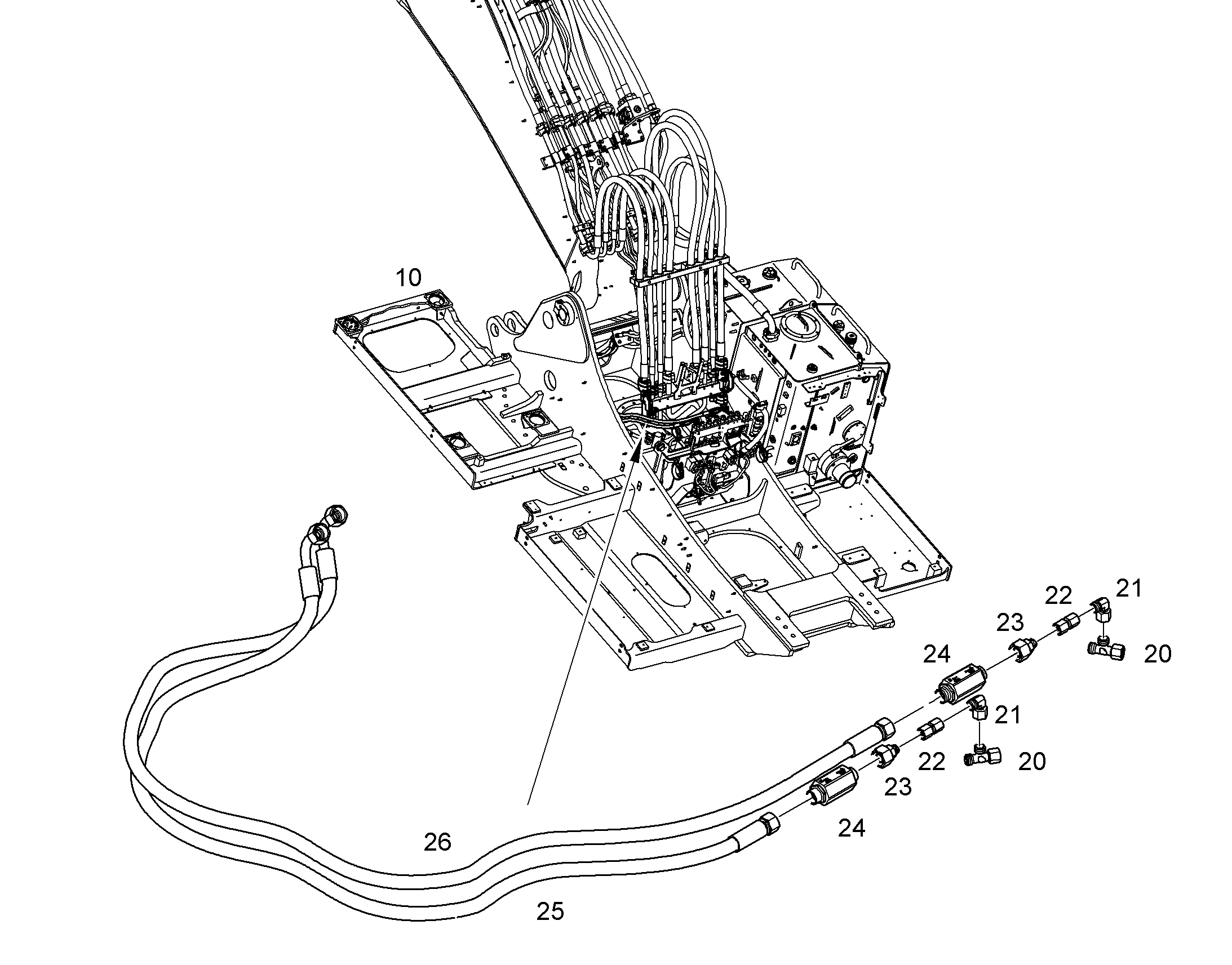 ПЕРЕОБОРУД. ПОВОР. ПЛАТФОРМЫ 10839392 LIEBHERR