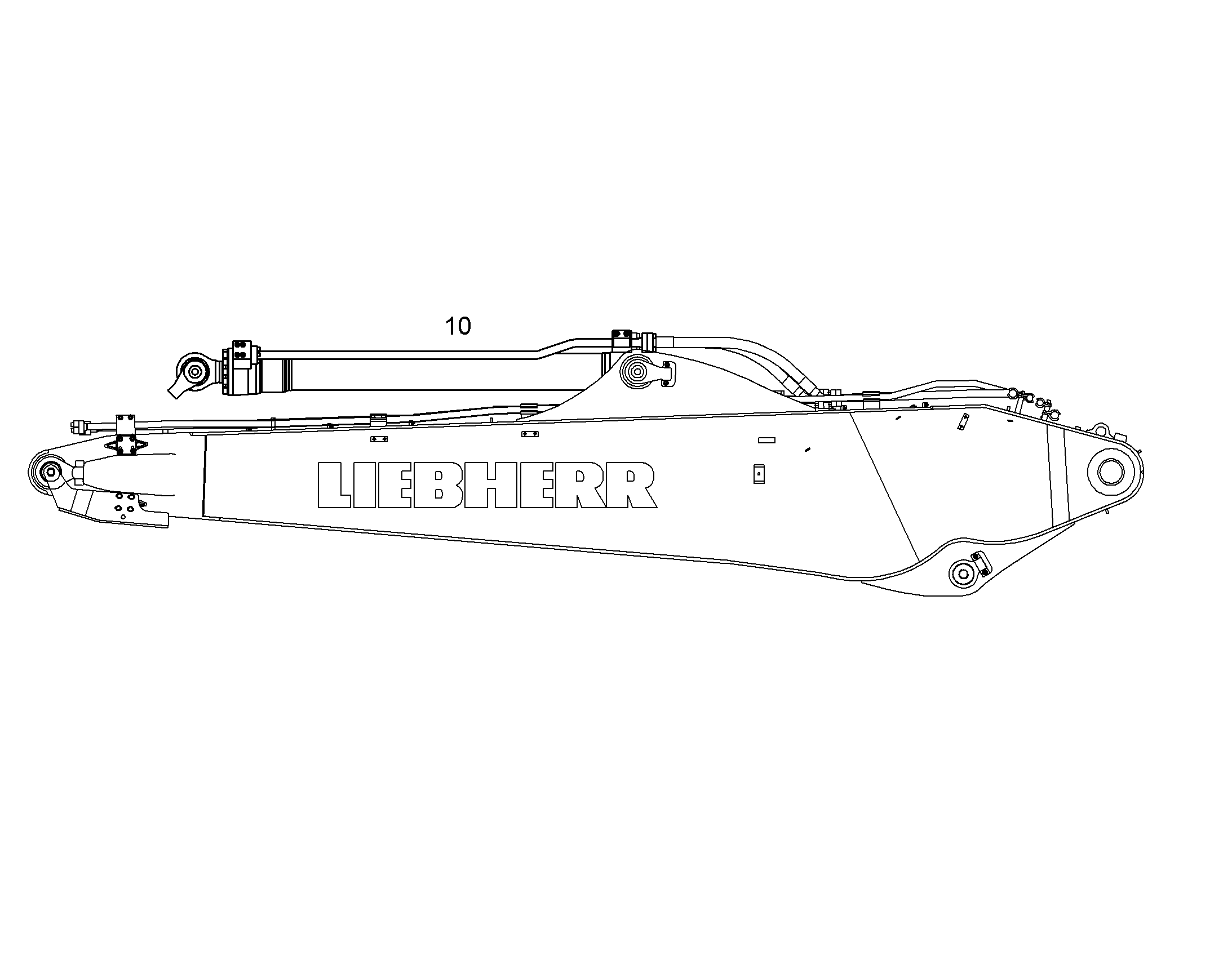 ГИДРОСХЕМА 10841060 LIEBHERR