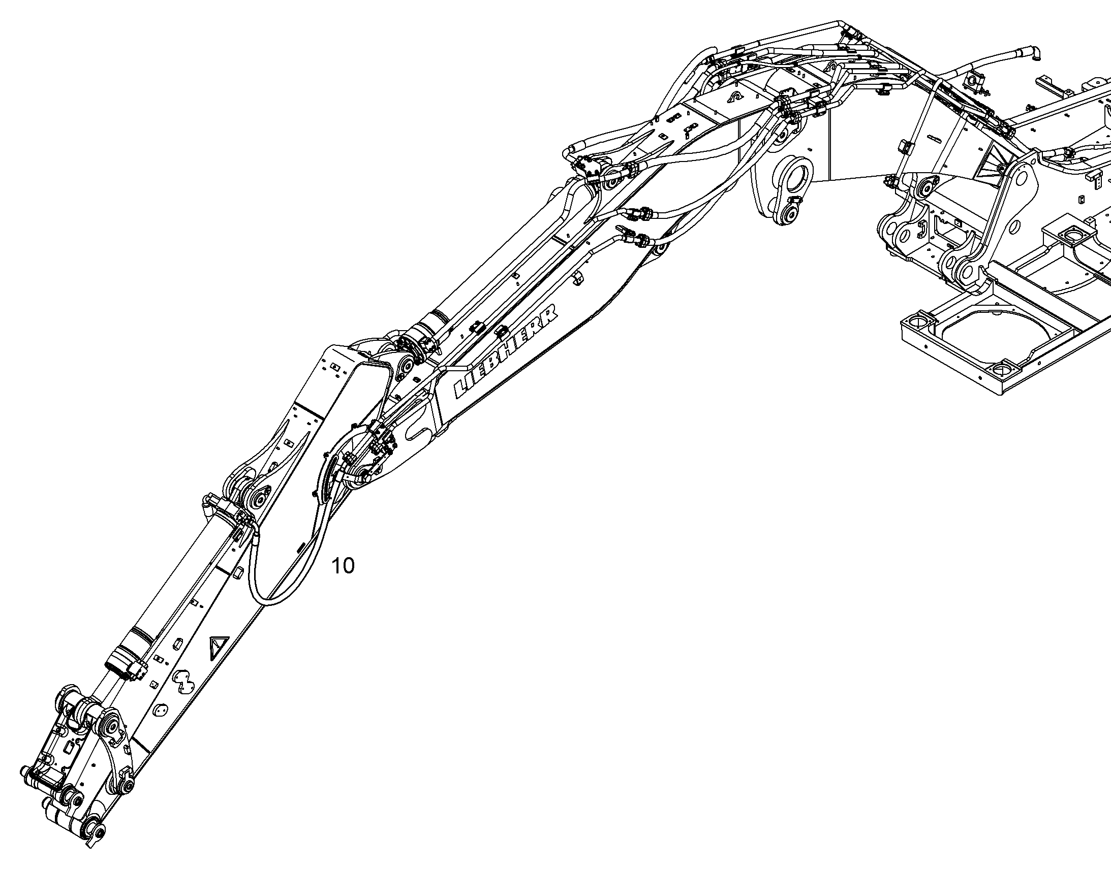 РЕКОНСТР.- ШЛАНГОВОЕ СОЕД. 10843124 LIEBHERR