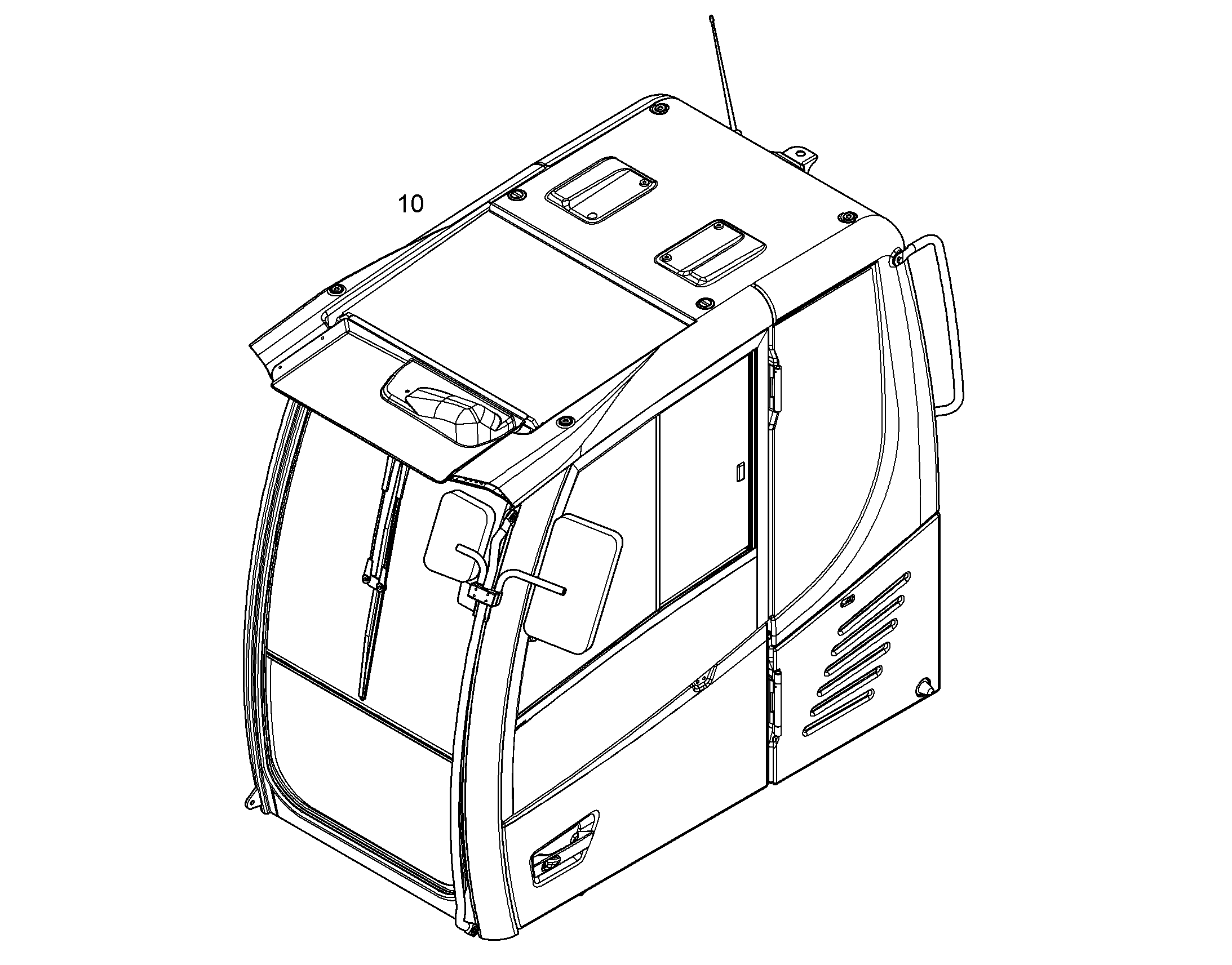 КАБ. С ОСОБЫМ ЛАКОВЫМ ПОКРЫТ.М 10857833 LIEBHERR
