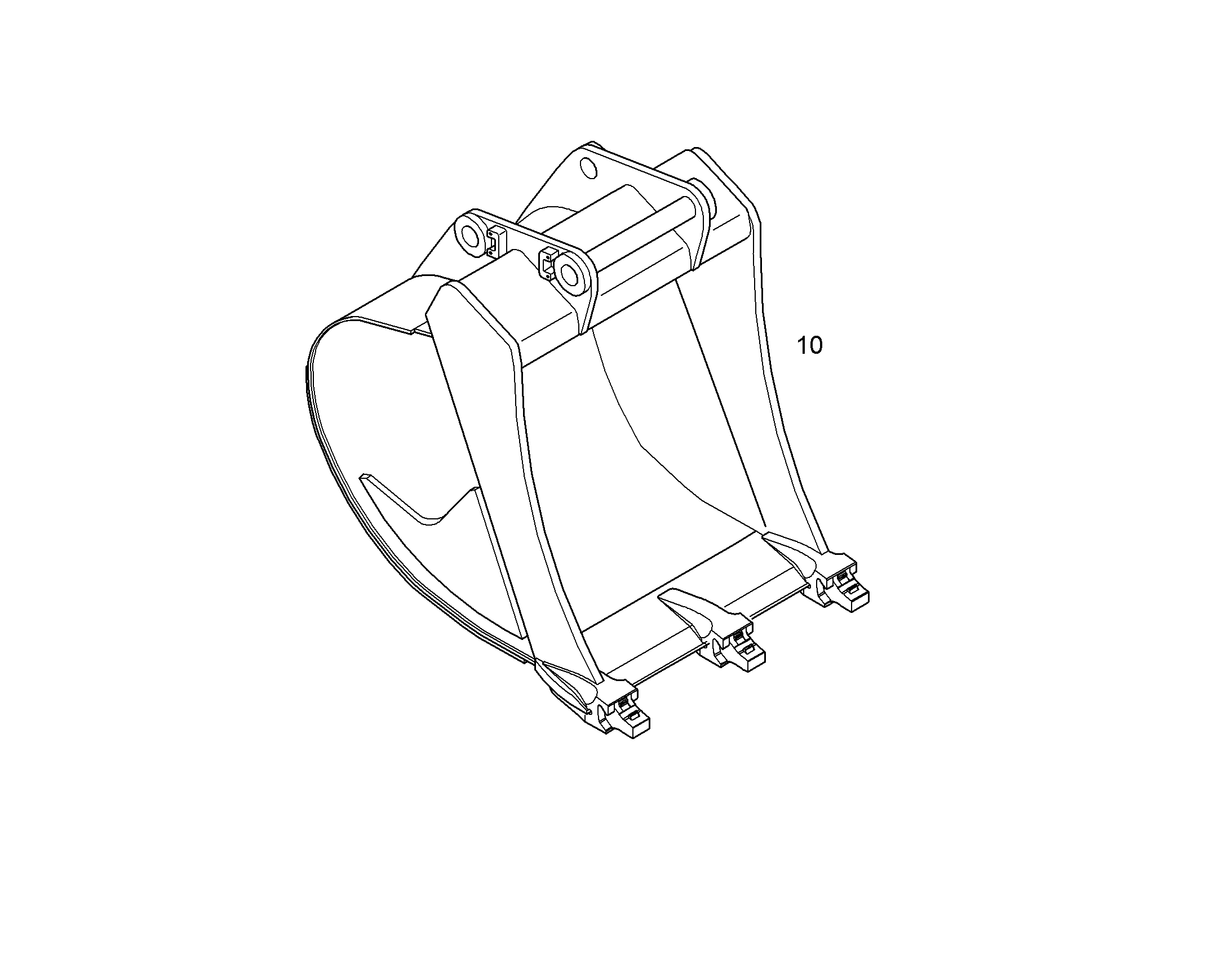 ЛОПАТА ОБРАТНАЯ HDL 10851742 LIEBHERR