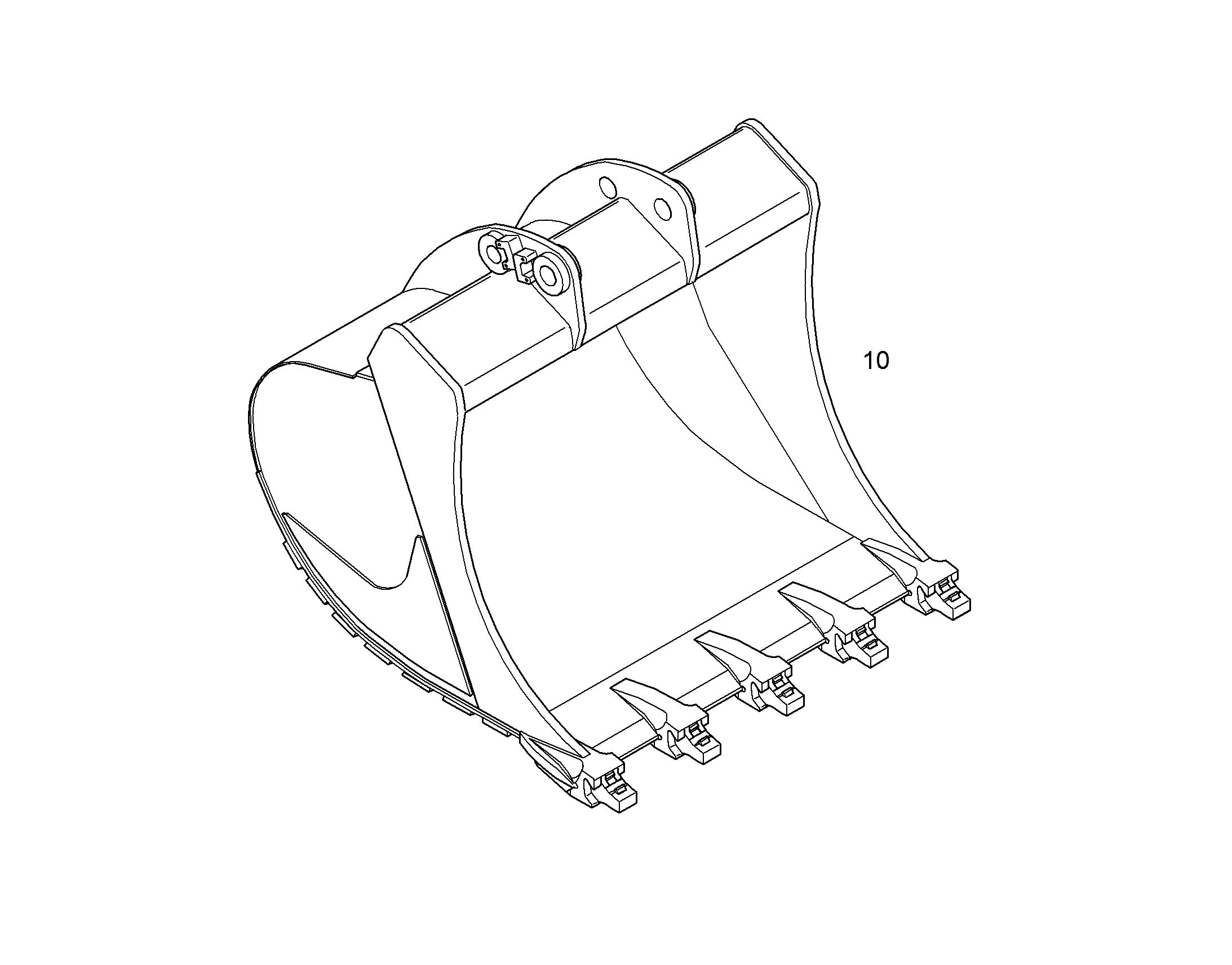 ЛОПАТА ОБРАТНАЯ HDL 10851752 LIEBHERR
