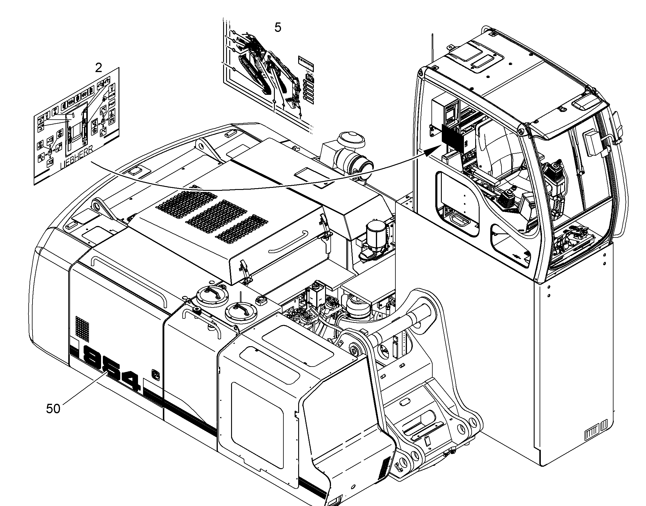 ТАБЛИЧКИ ПОЛОЖЕНИЯ ЕЭС 10855147 LIEBHERR