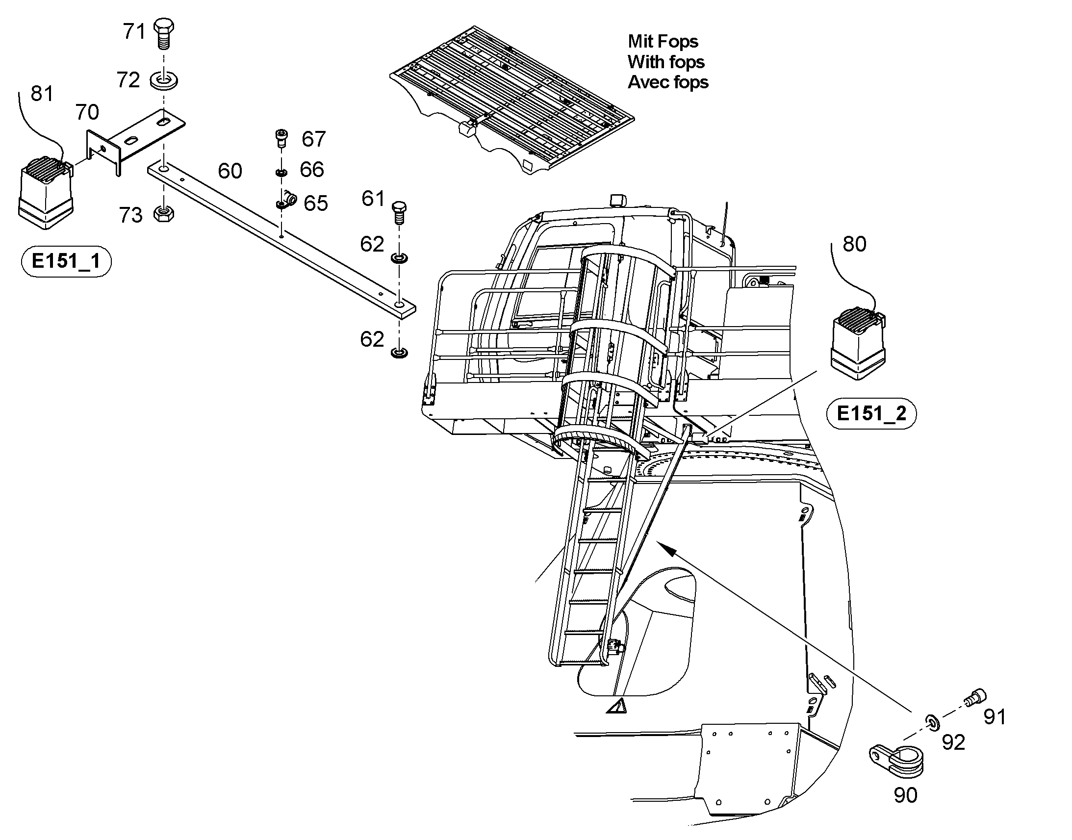УДЛИНЕНИЕ, КОМПЛЕКТ КАБЕЛЕЙ X609 10407545 LIEBHERR