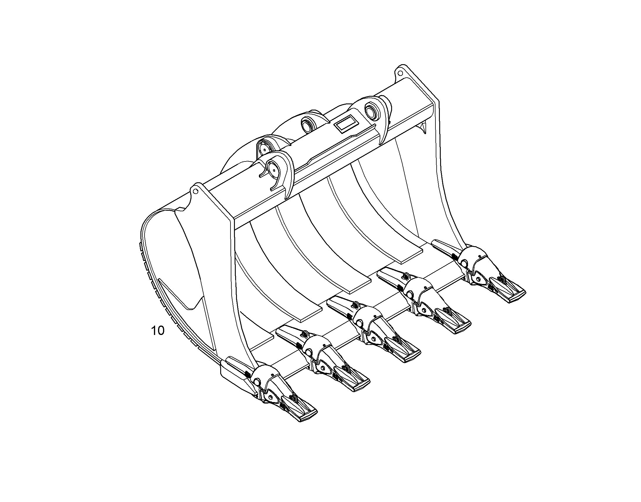 ЛОПАТА ОБРАТНАЯ HD 10854654 LIEBHERR