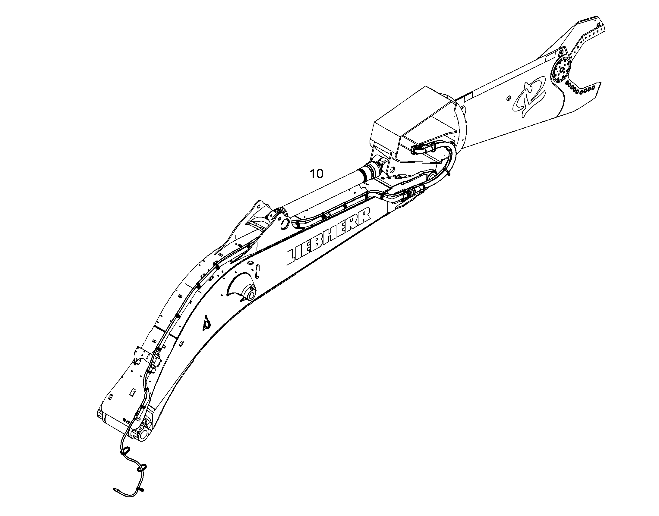 КОМПЛЕКТ ШЛАНГОВ MSD 2500R 10860068 LIEBHERR