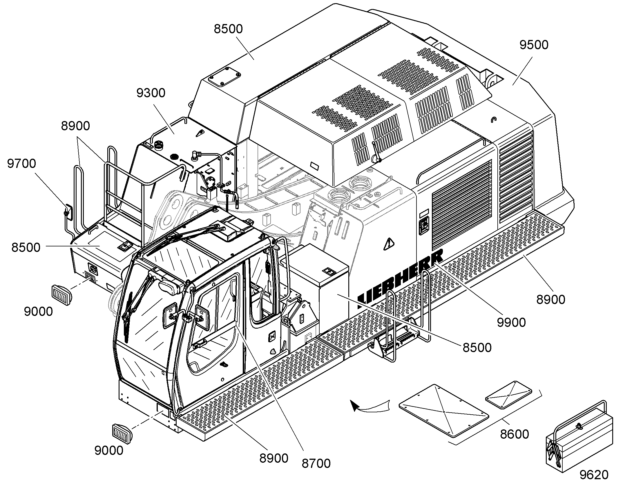 ТАБЛИЧКИ 10064934 LIEBHERR