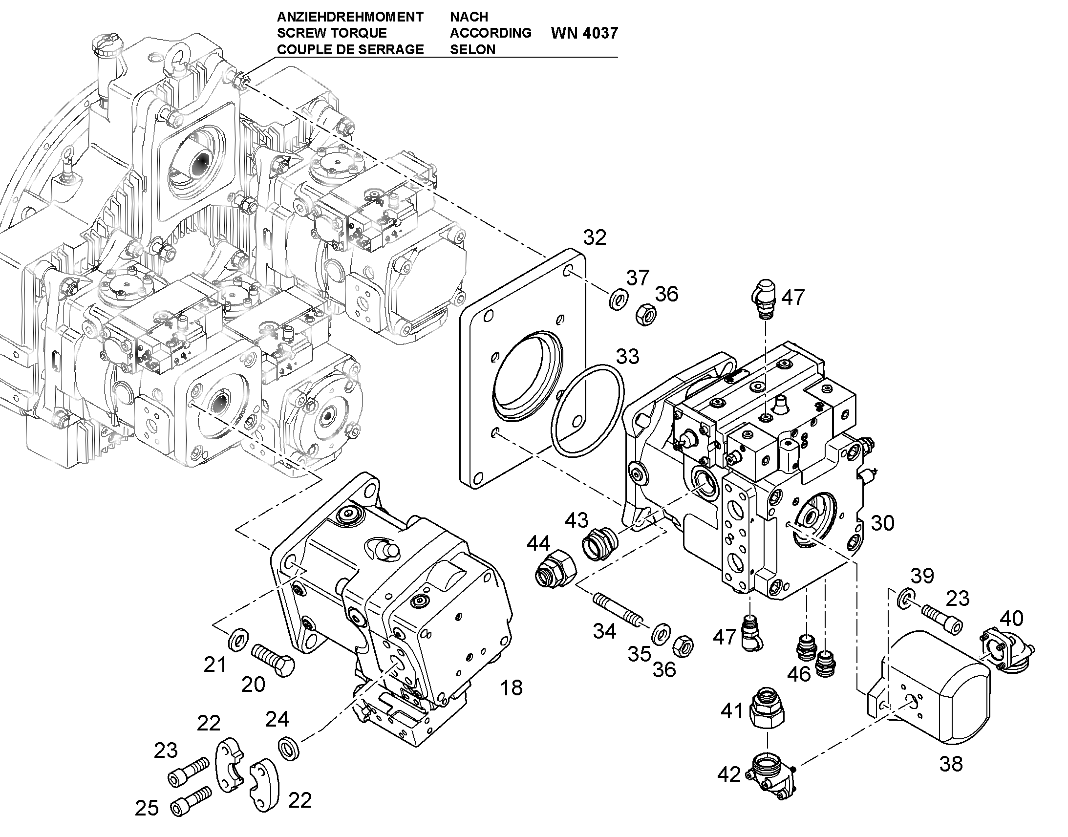 ШПИЛЬКА DIN 939 M20X60 10.9 A3C 4630440 LIEBHERR