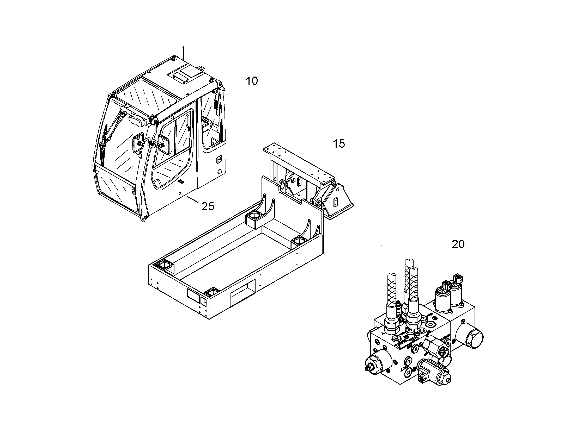 ГИДРАВЛ. УСТАНОВКА ПОДЪЕМНИК 10826435 LIEBHERR