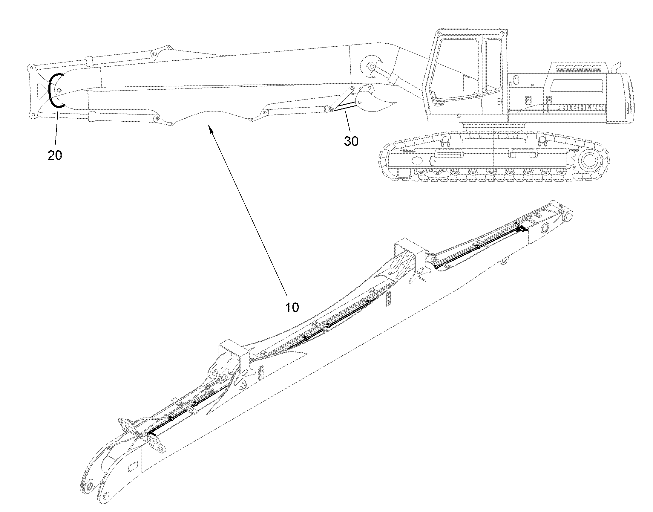 СМАЗОЧНЫЕ ЛИНИИ ДЛЯ НАКЛАДОК 11733570 LIEBHERR
