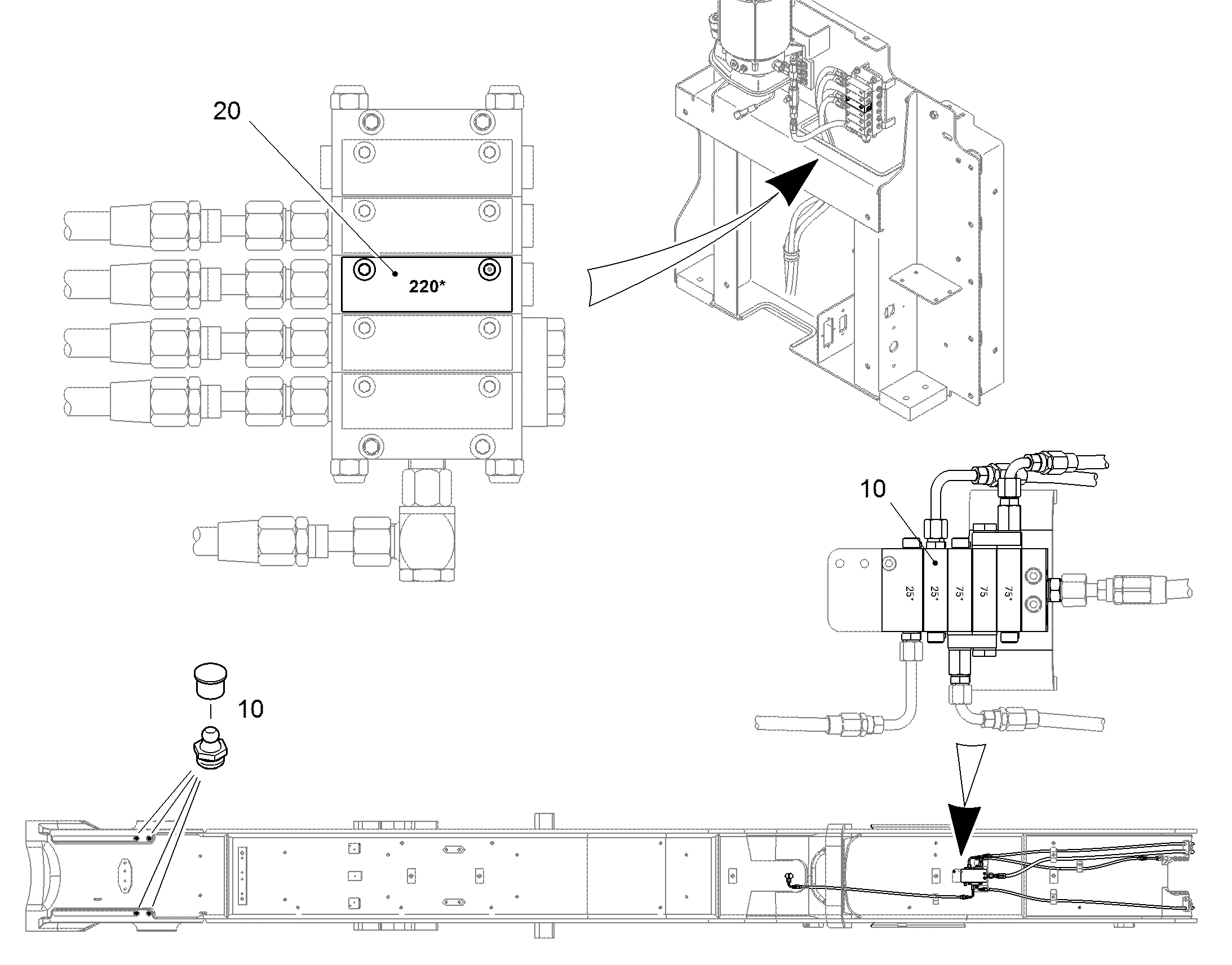 РЕКОНСТР.- СИСТ.ЦЕНТР.СМАЗ. 10860876 LIEBHERR