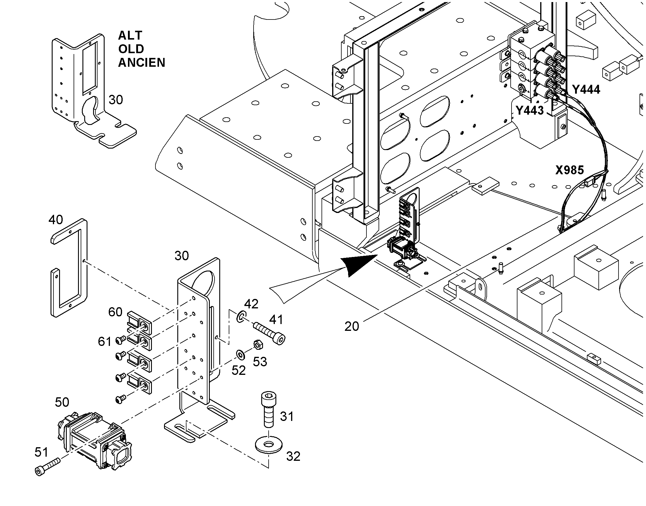 КОНСОЛЬ 11374976 LIEBHERR