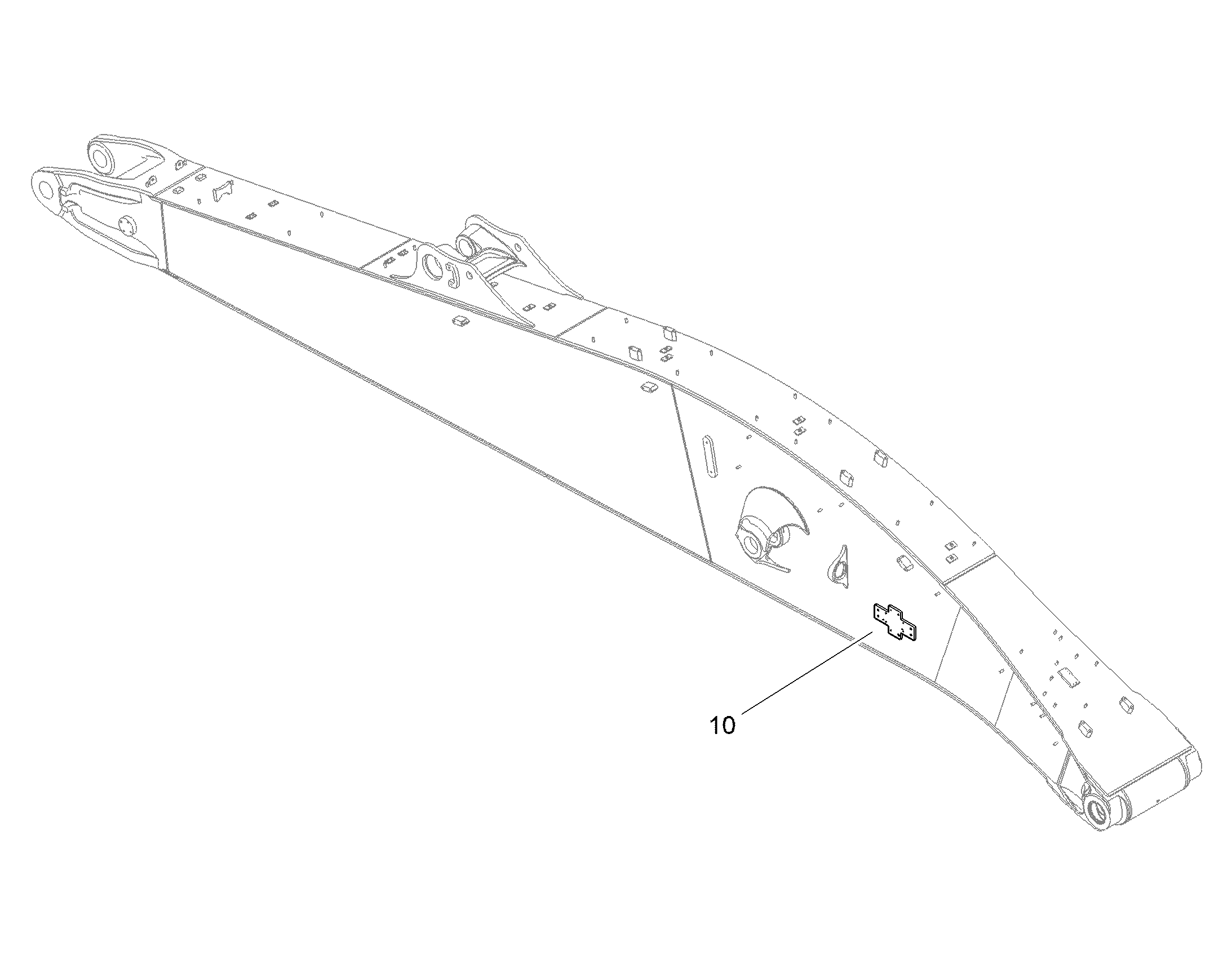 РЕКОНСТР.- ОДНОКОРП.СТРЕЛА 11739818 LIEBHERR