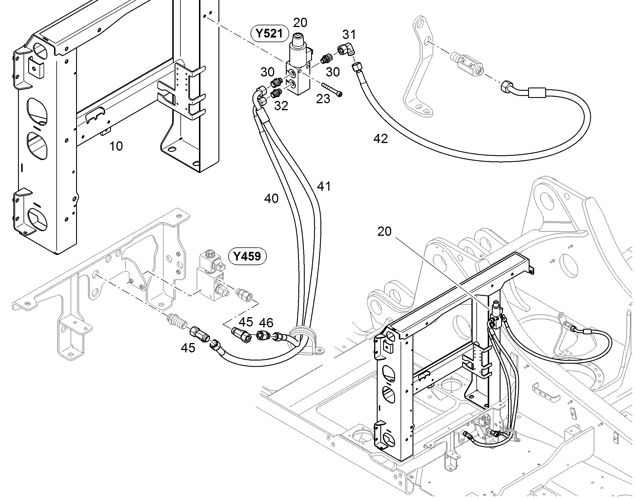 MODIFICATION SUPPORT FRAME 11816970 LIEBHERR