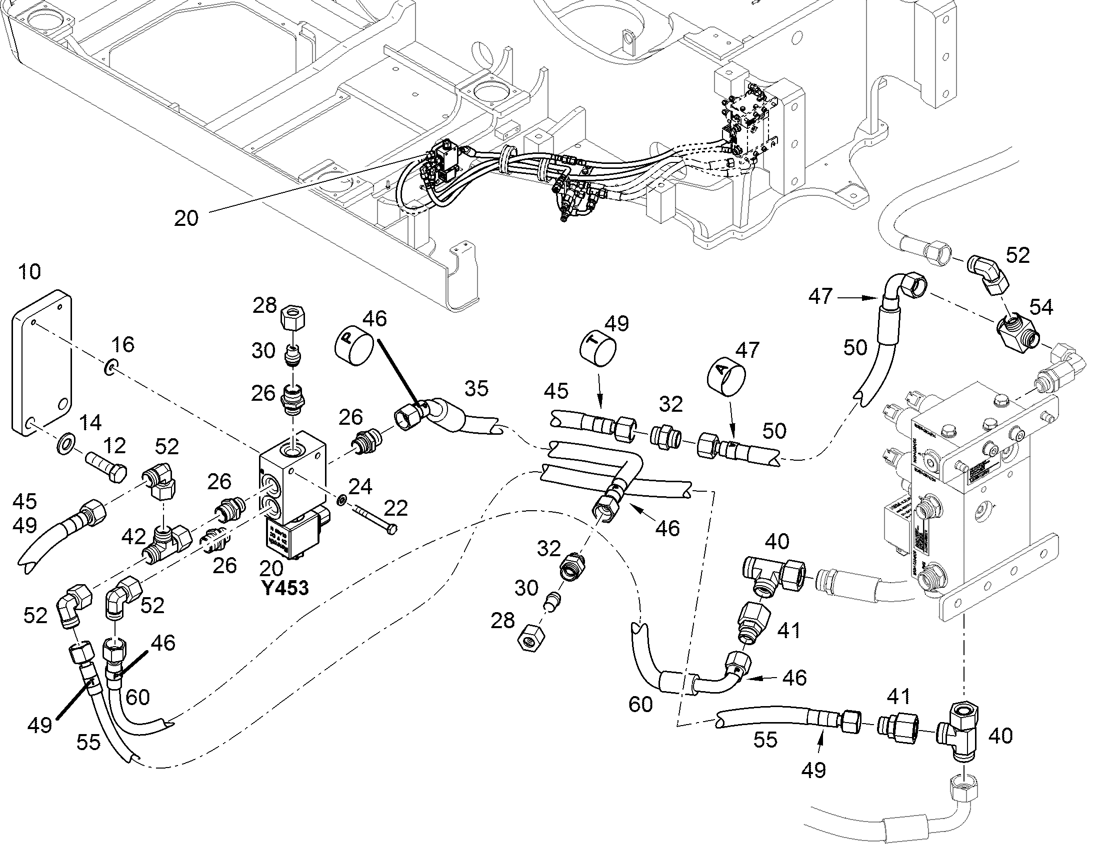 ШЛАНГ 10X650 11320060 LIEBHERR