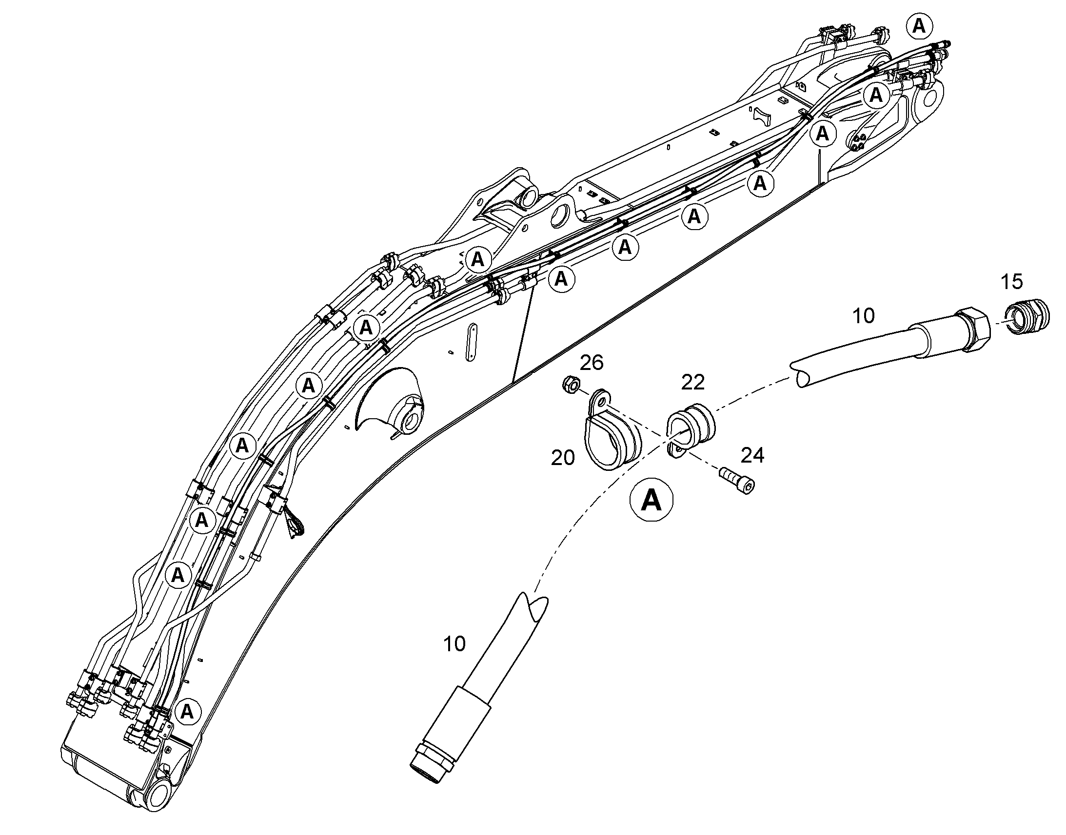 ШЛАНГ 16X6700 11831716 LIEBHERR