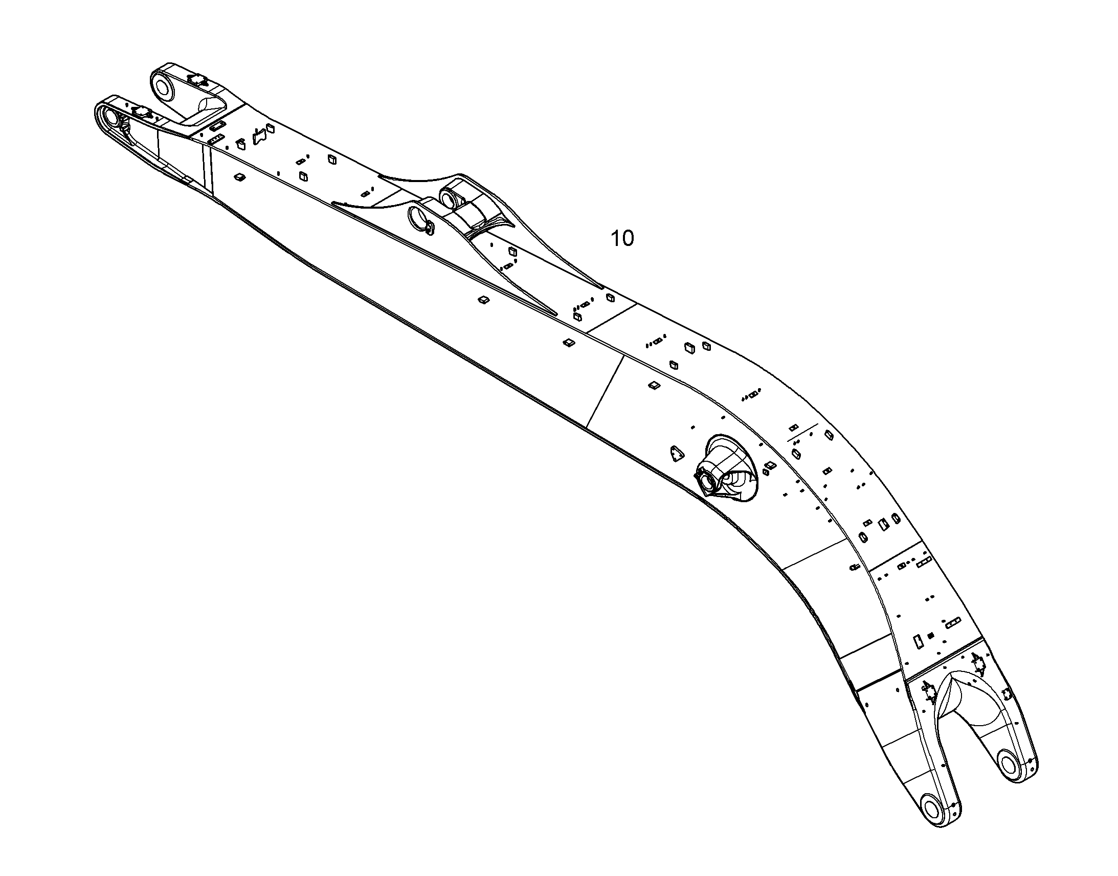 СТРЕЛА ОДНОКОРПУСНАЯ 10M 11415976 LIEBHERR
