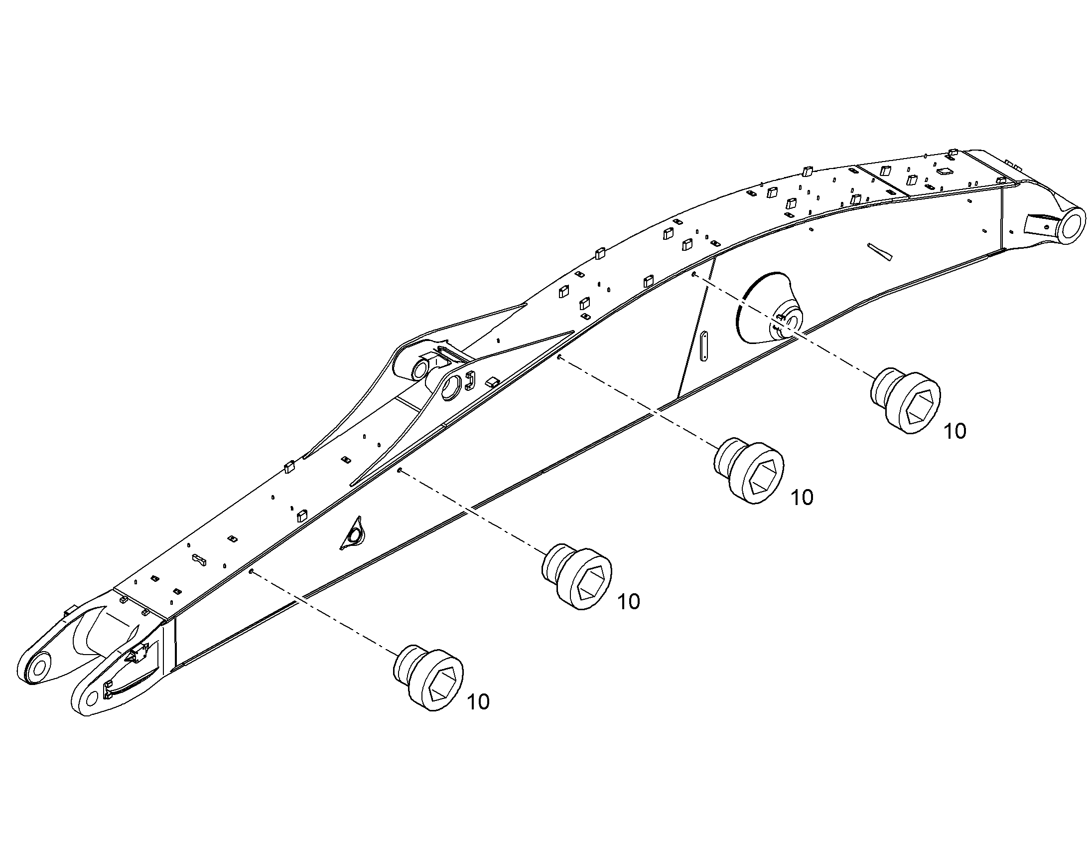 РЕКОНСТР.- ОДНОКОРП.СТРЕЛА 8.60M 11394143 LIEBHERR