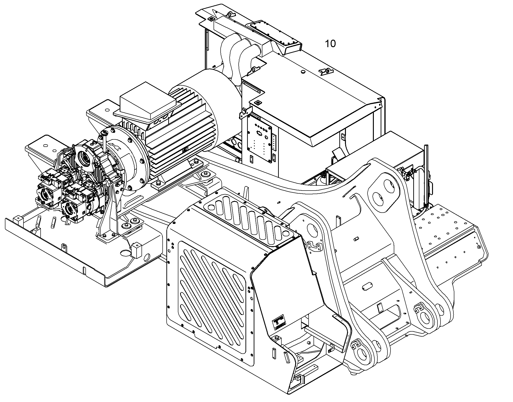МОНТ.КОМПЛ.ВЫКЛ.МАСЛ.ГИДРОПР. 525V50HZ 11734125 LIEBHERR