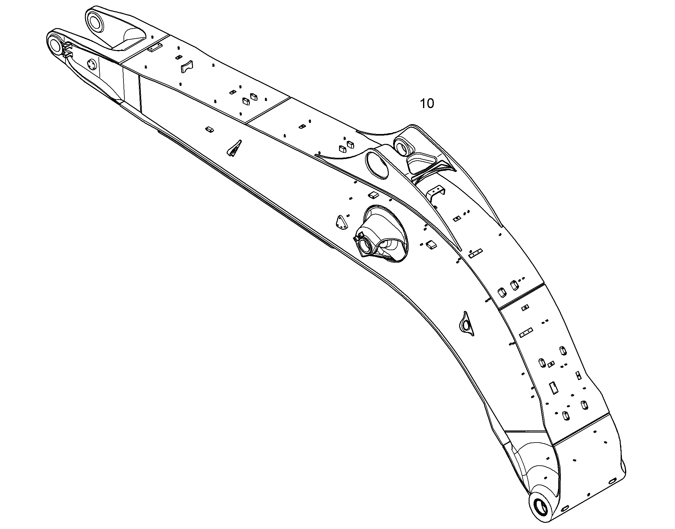 СТРЕЛА ОДНОКОРПУСНАЯ 6,70M 11366520 LIEBHERR