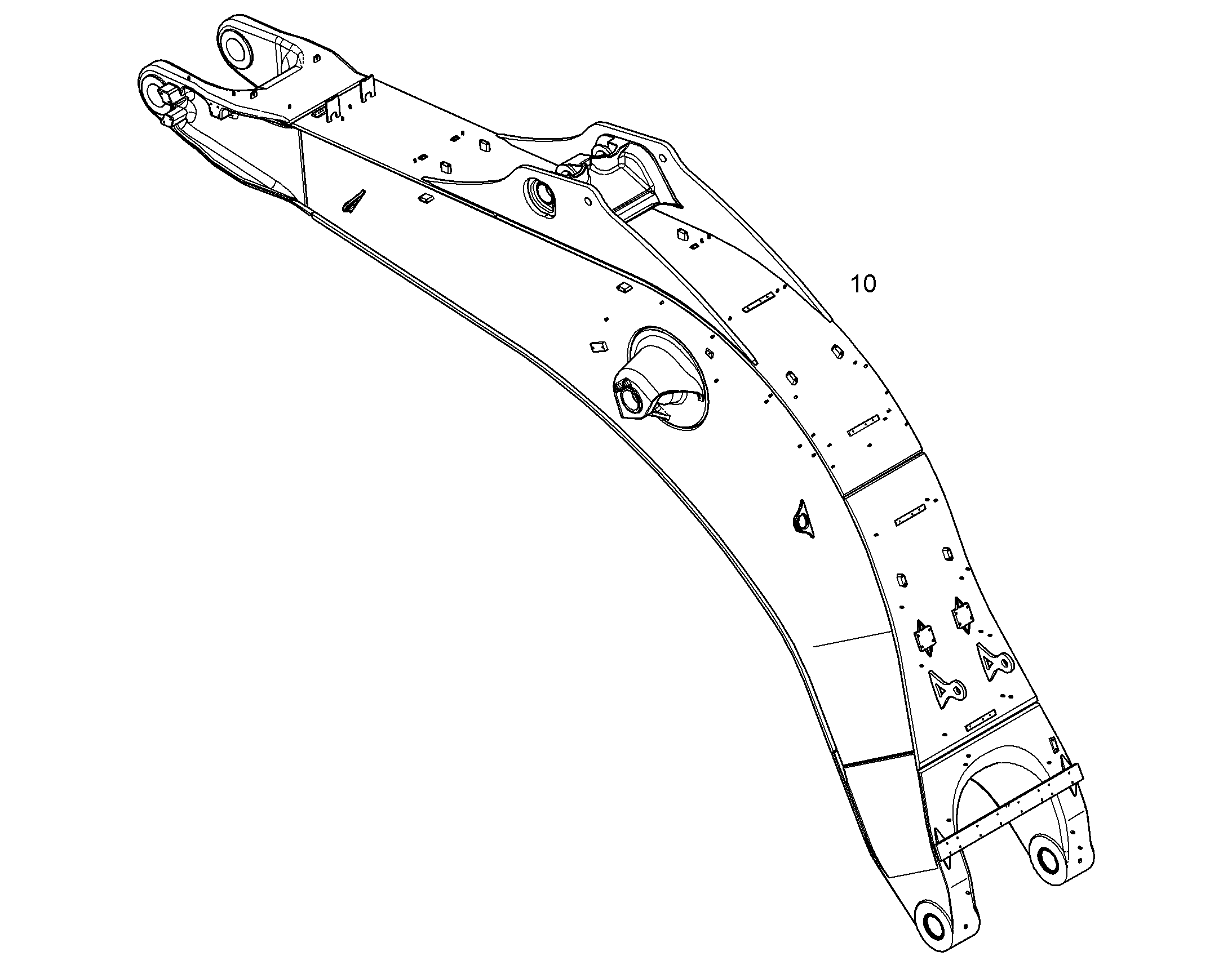 СТРЕЛА ОДНОКОРПУСНАЯ 7.20M 11388248 LIEBHERR