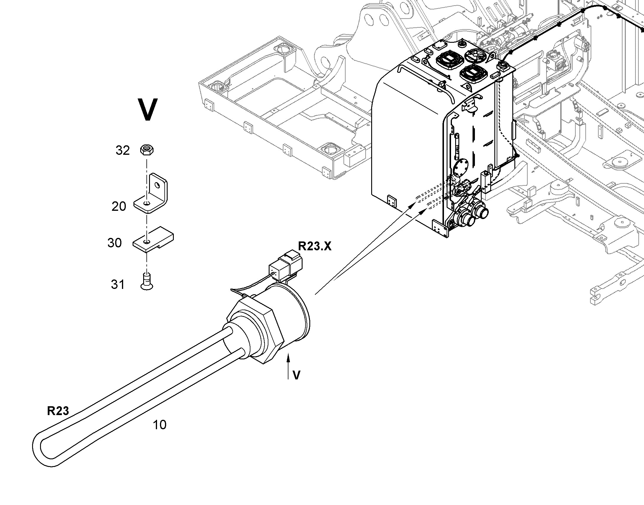 HOT SPOT CPL. 12467149 LIEBHERR