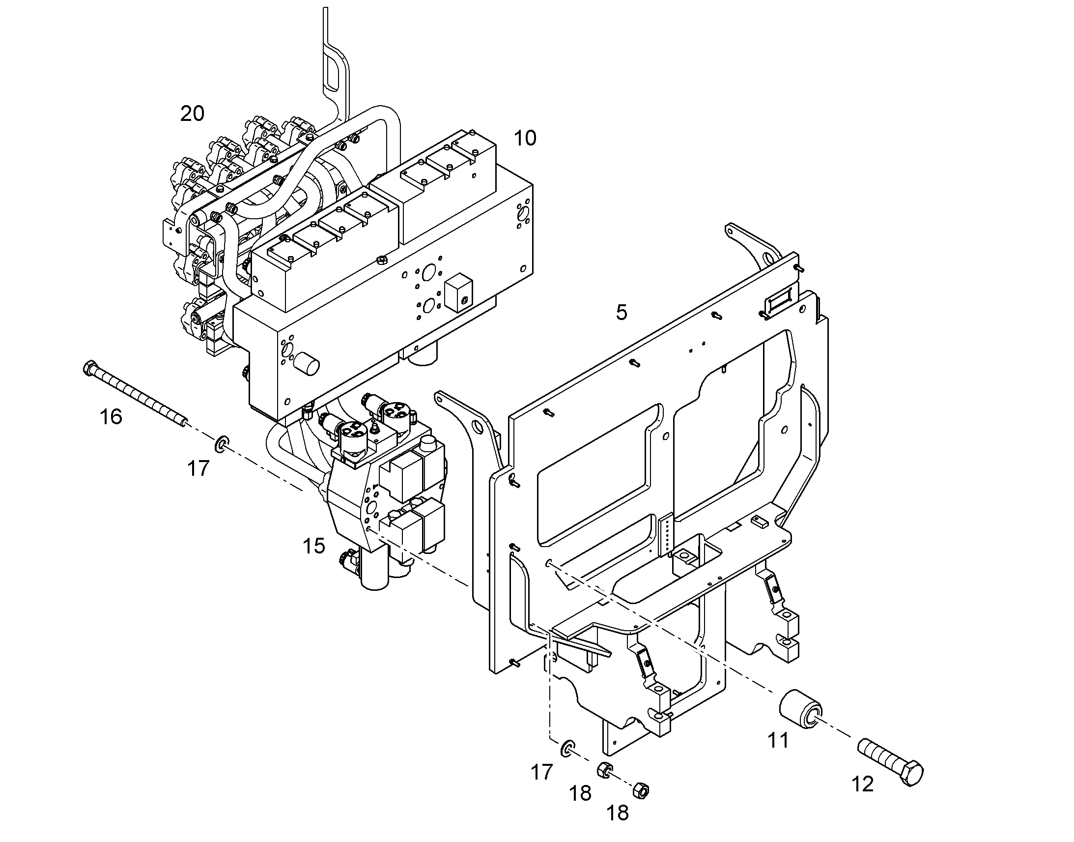 БЛОК УПРАВЛЕНИЯ 12215480 LIEBHERR