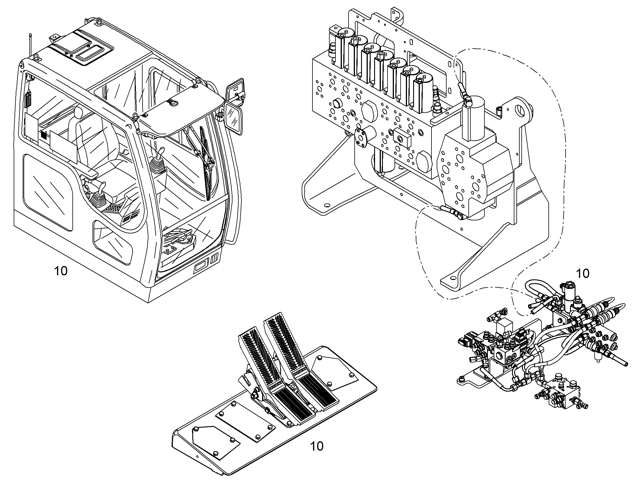 ДООБОРУДОВАНИЕ УПРАВЛЕНИЕ AHS11 10856984 LIEBHERR