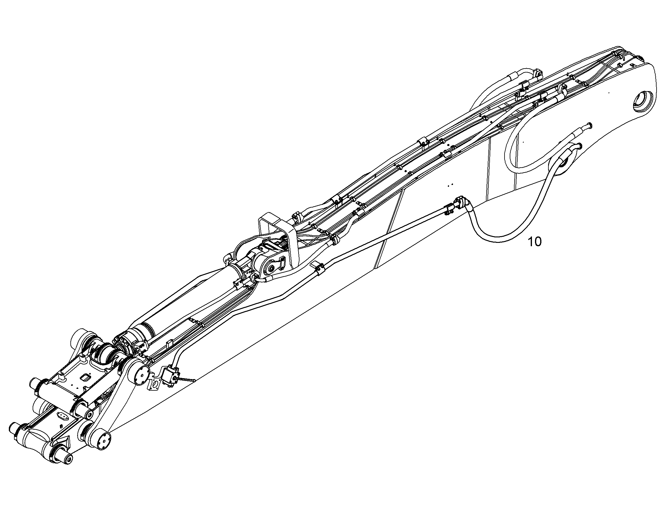 ПРОВОДКА МОНТАЖ AHS 10862831 LIEBHERR