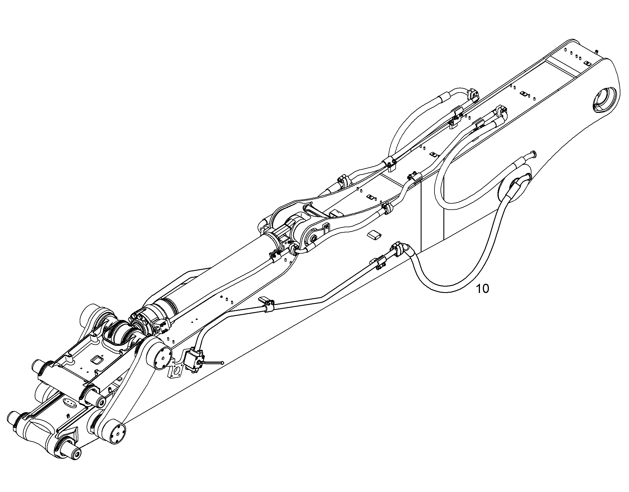ПРОВОДКА МОНТАЖ AHS 10846452 LIEBHERR