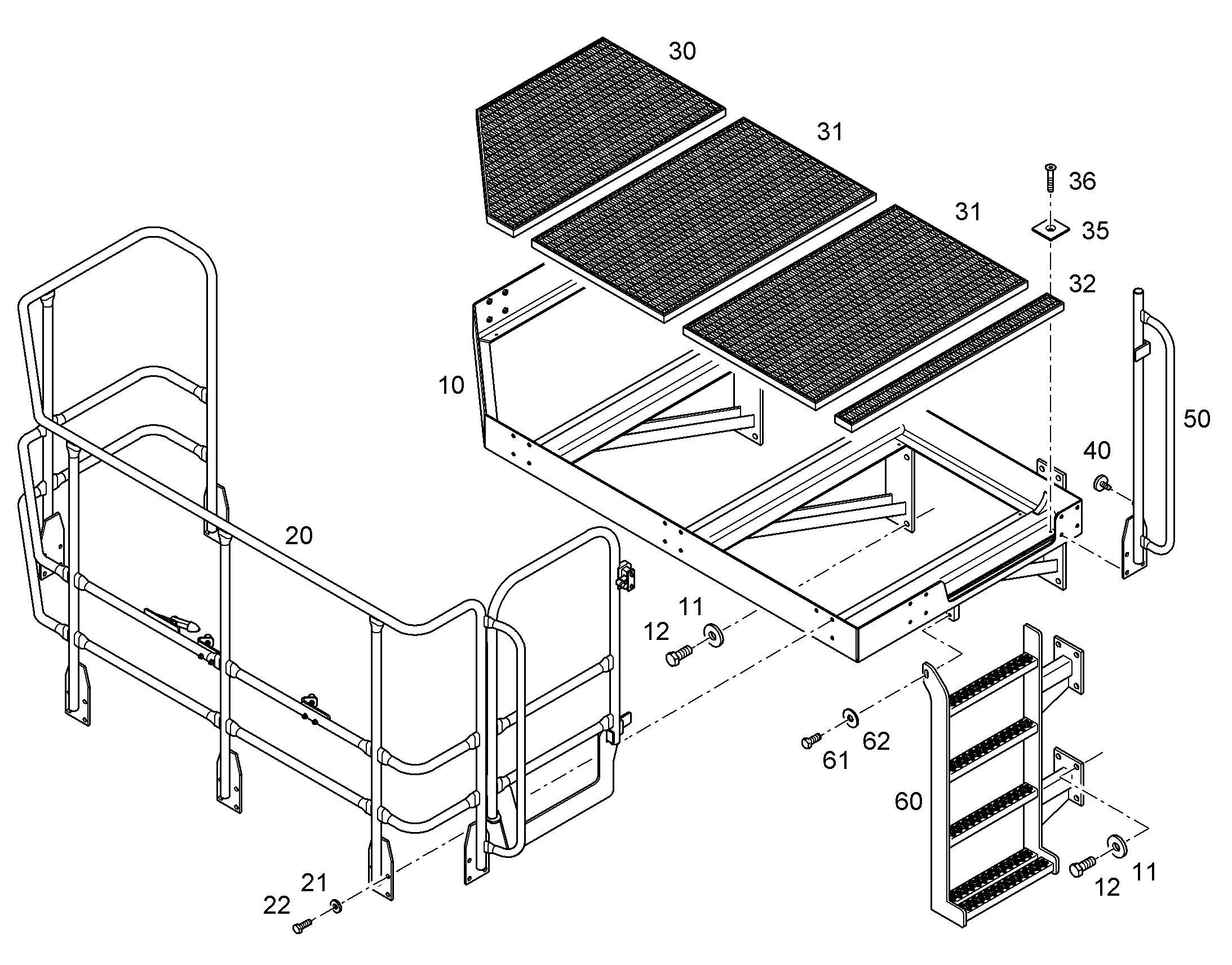 ПЛАТФОРМА 10862192 LIEBHERR
