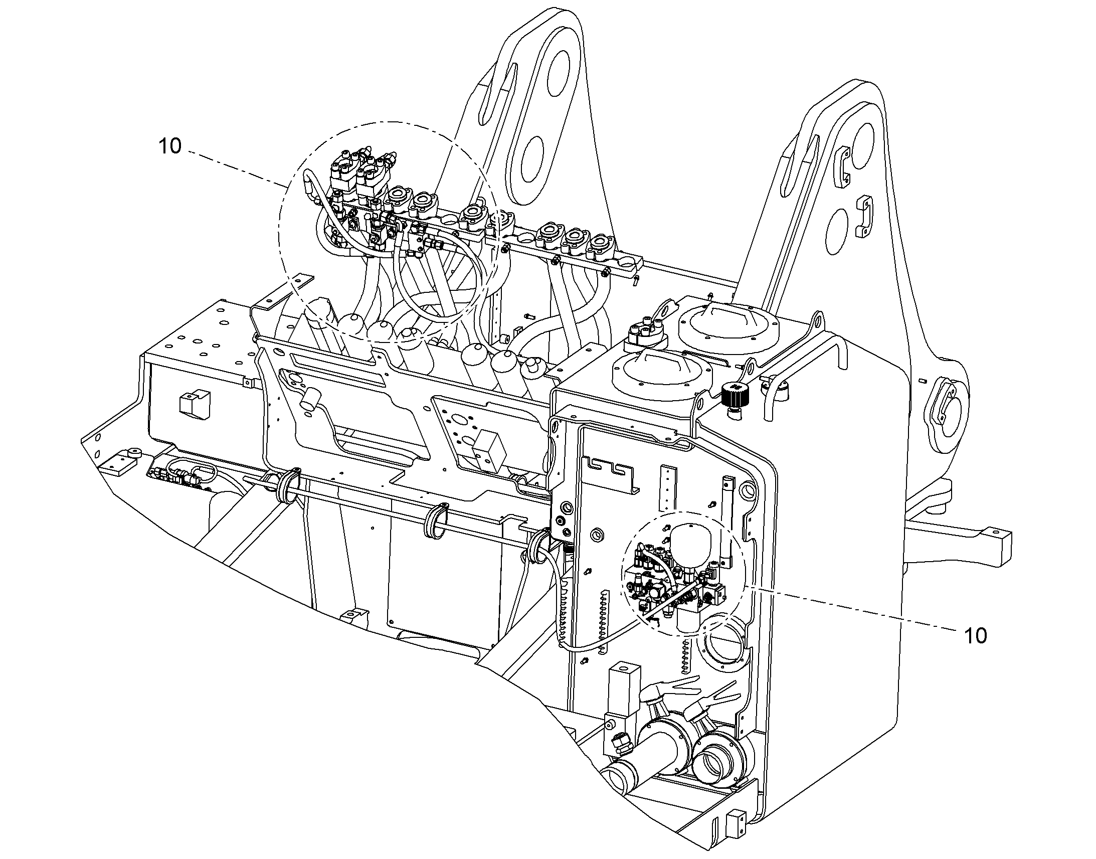 ЦИКЛ АВАРИЙНОГО ПОДЪЕМА, УСТ. 10862096 LIEBHERR