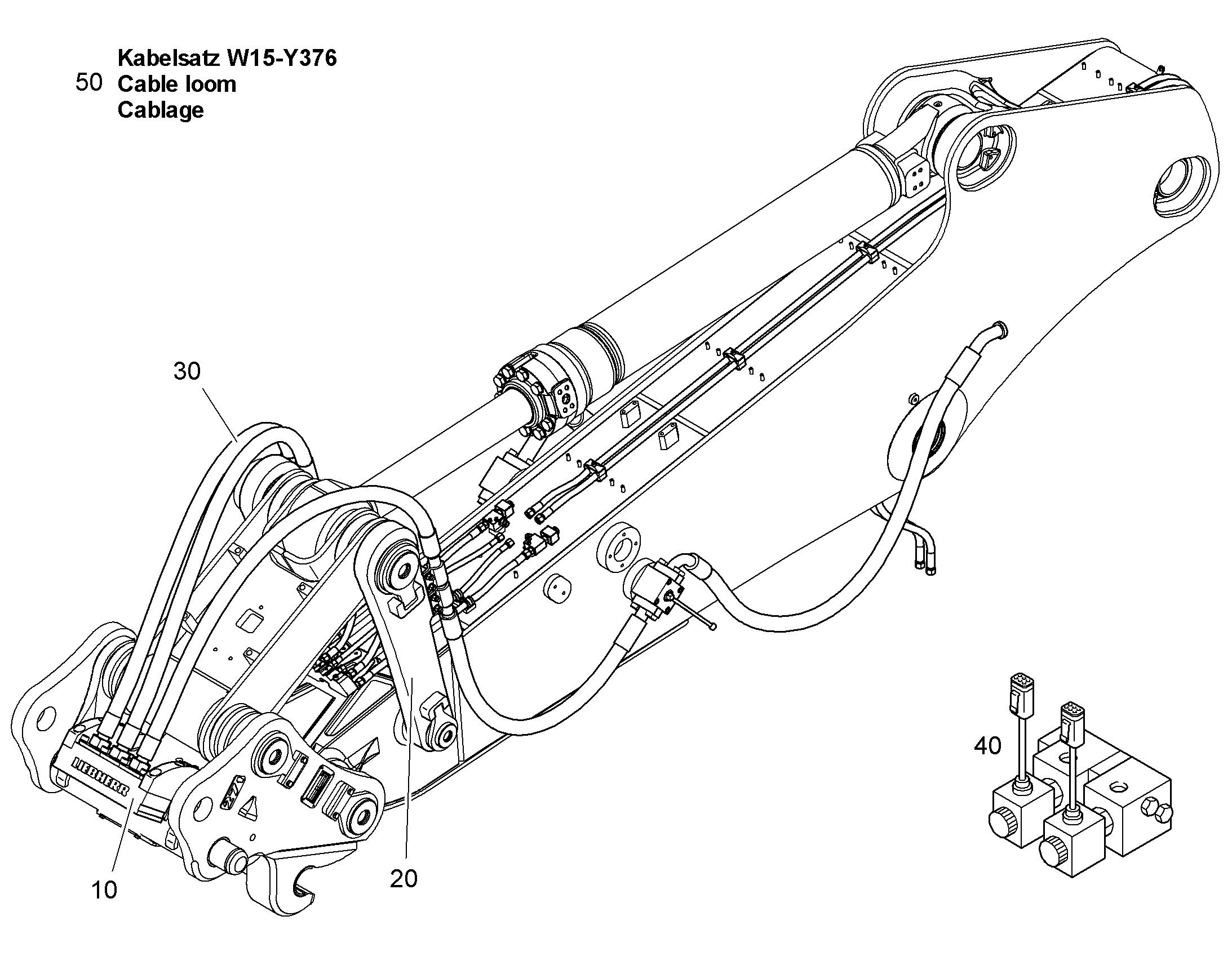 ГИДРАВЛИЧЕСКАЯ СИСТЕМА 10860830 LIEBHERR
