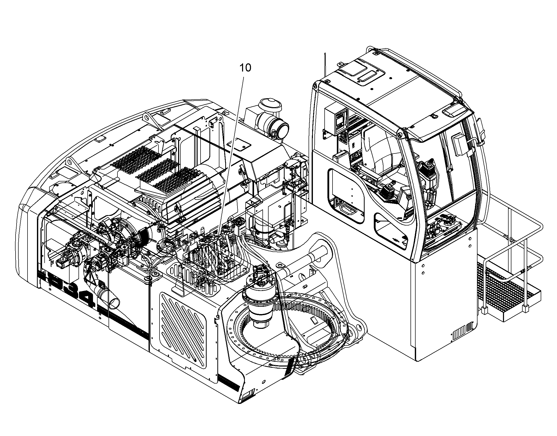 МОНТ.НАБ. Д.ВЫДВ. ОБОРУД. 10836484 LIEBHERR