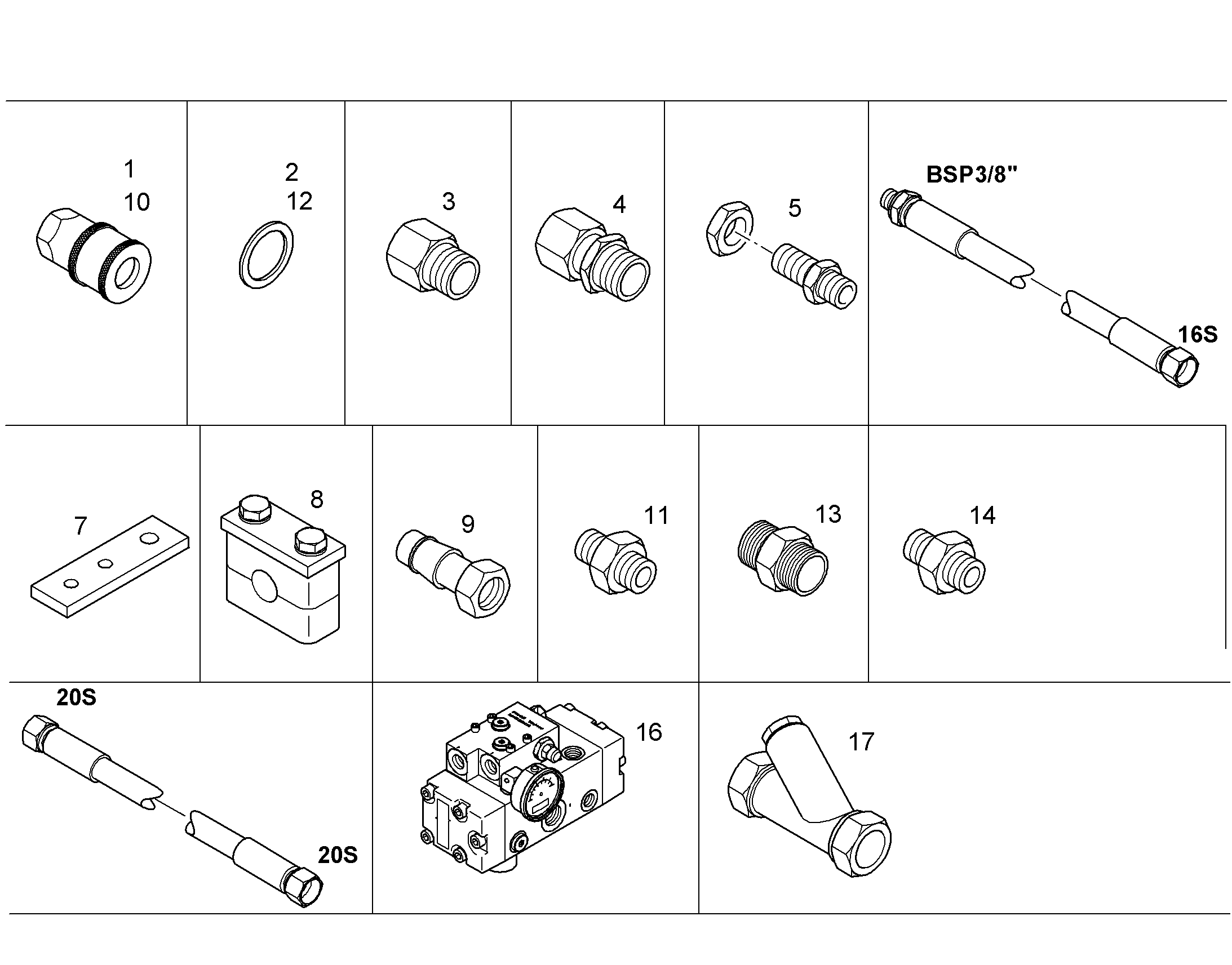 ВСТАВ. СОЕДИНЕНИЕ ПЕРЕГОРОДКИ SV 16S 11829050 LIEBHERR