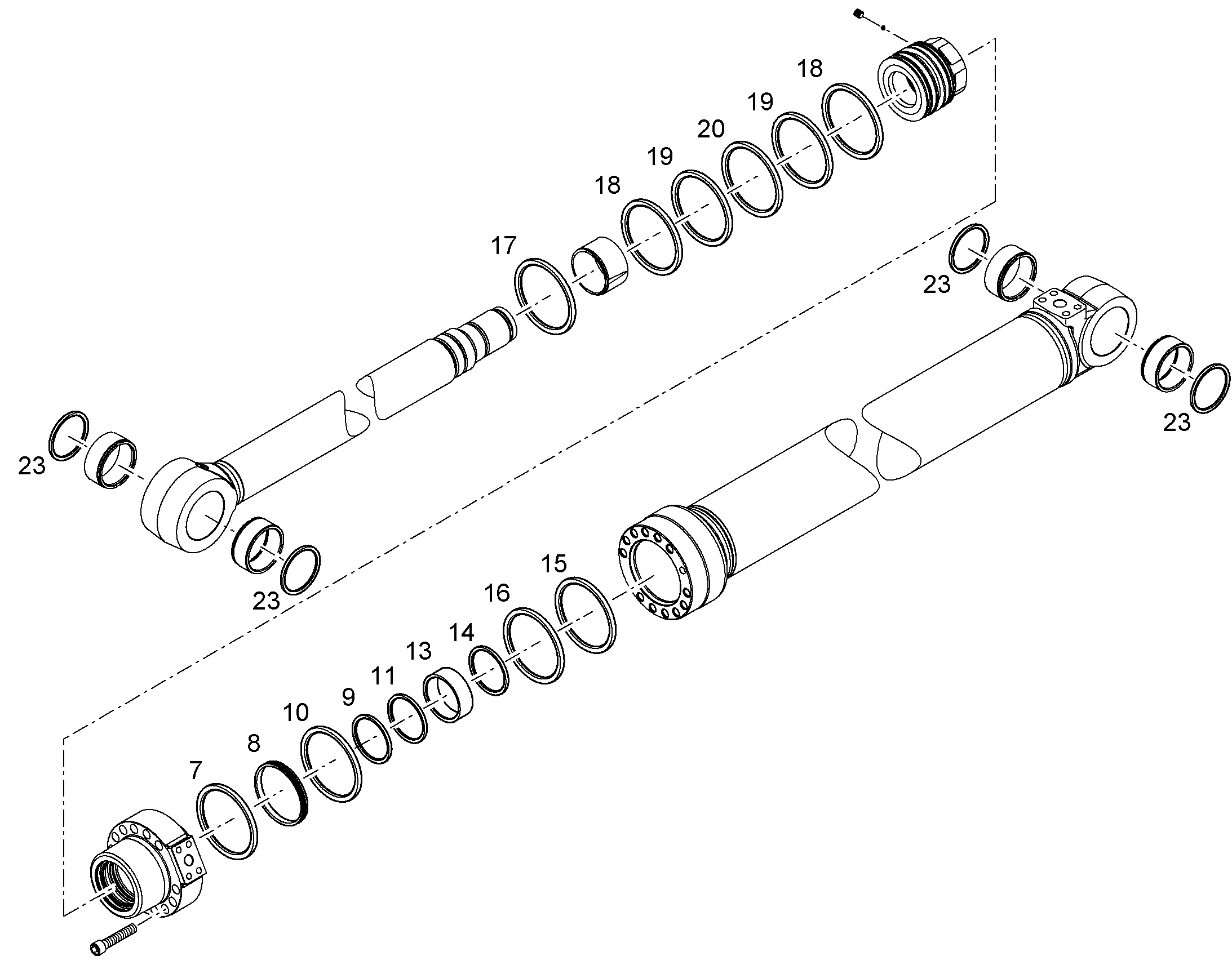 КРУГЛОЕ УПЛОТНИТЕЛЬНОЕ КОЛЬЦО 11824933 LIEBHERR