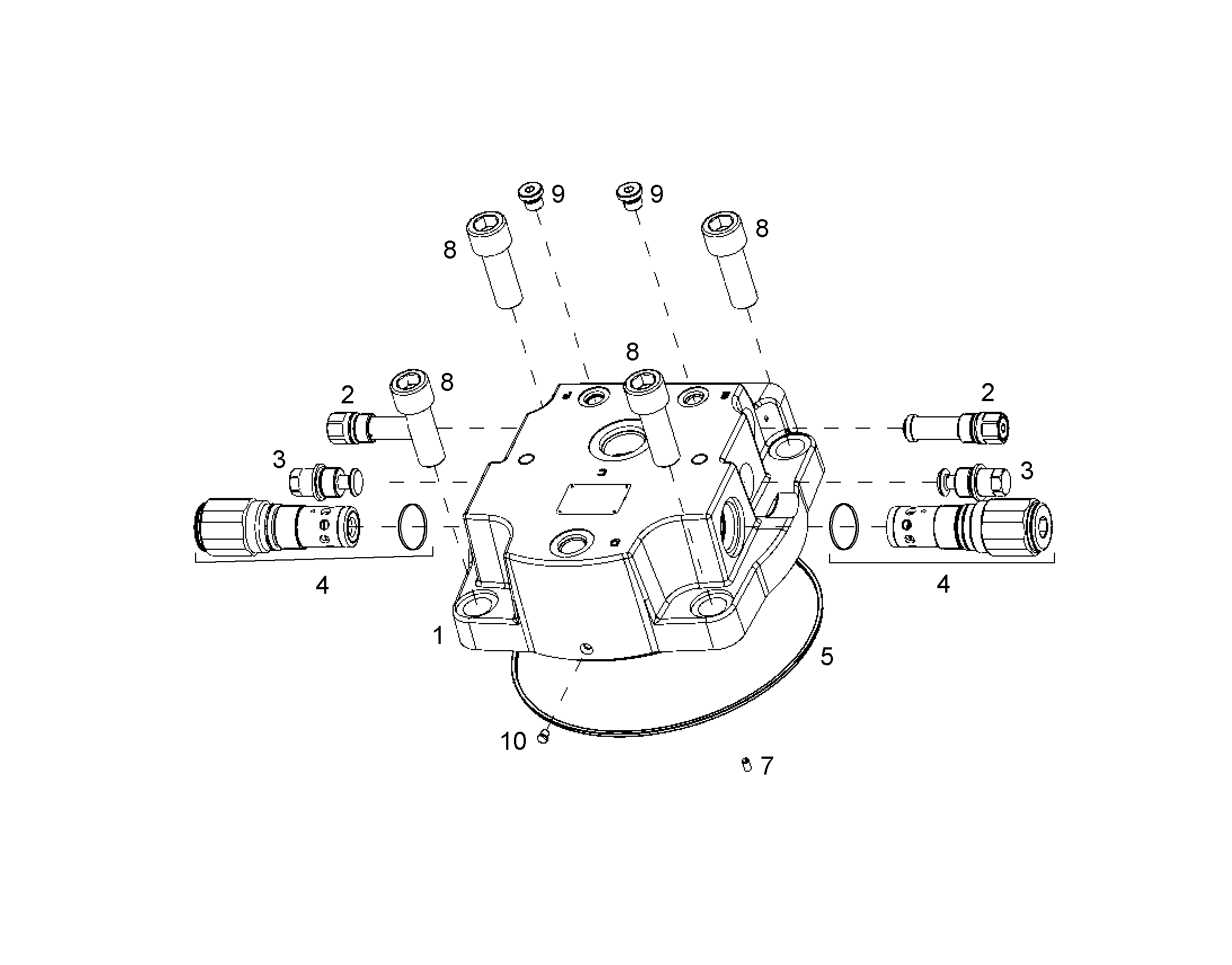 DISCHARGE VALVE 12207017 LIEBHERR